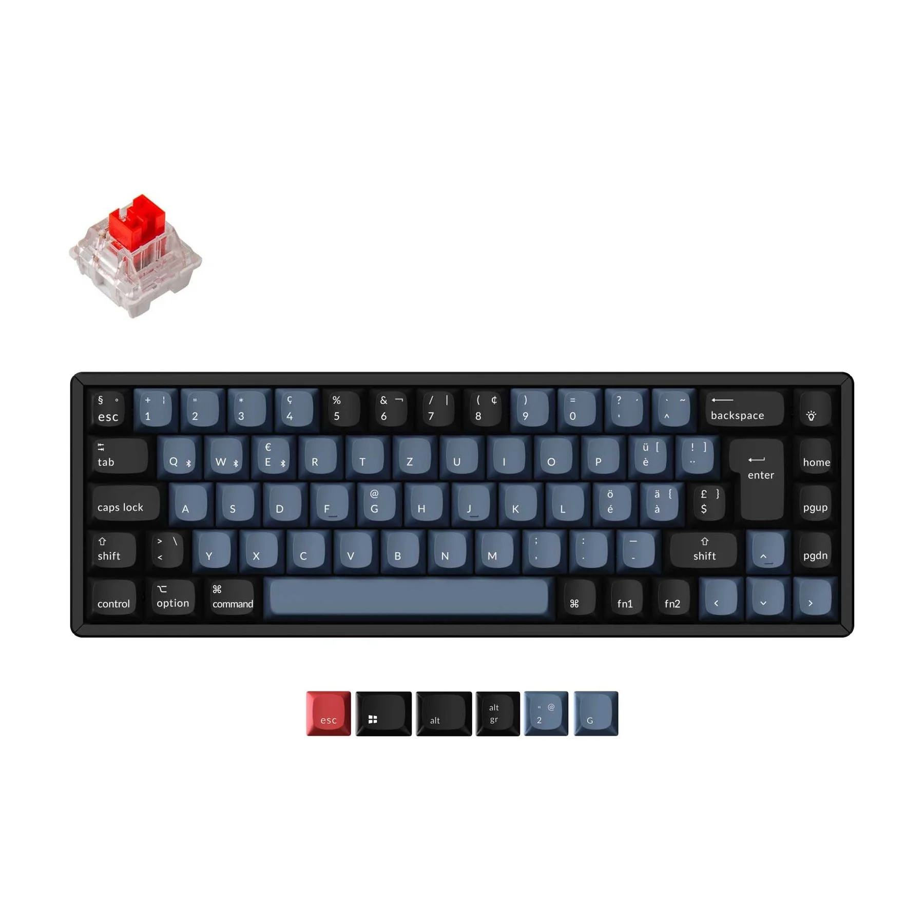 Keychron K6 Pro QMK/VIA Wireless Mechanical Keyboard ISO Layout Collection - Image 5