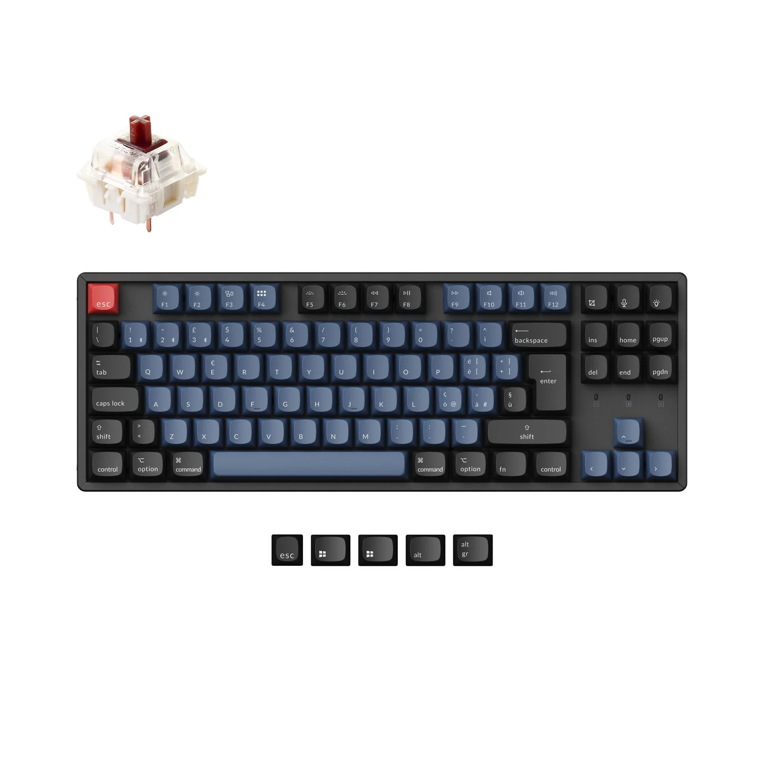 Keychron K8 Pro QMK/VIA Wireless Mechanical Keyboard ISO Layout Collection - Image 22