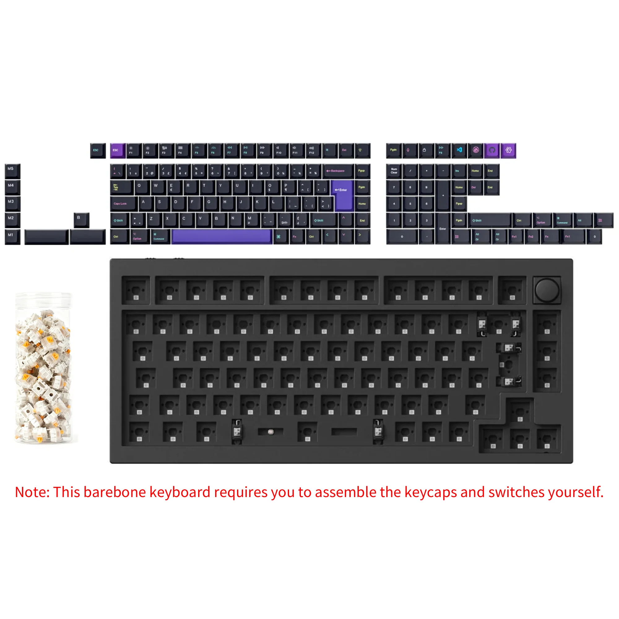 Keychron Q1 HE QMK Wireless Custom Keyboard ISO Layout Collection - Image 13