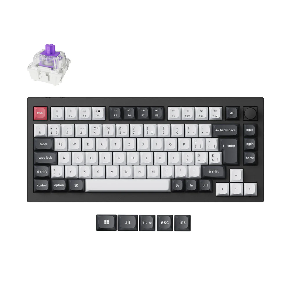 Keychron Q1 HE QMK Wireless Custom Keyboard ISO Layout Collection - Image 4