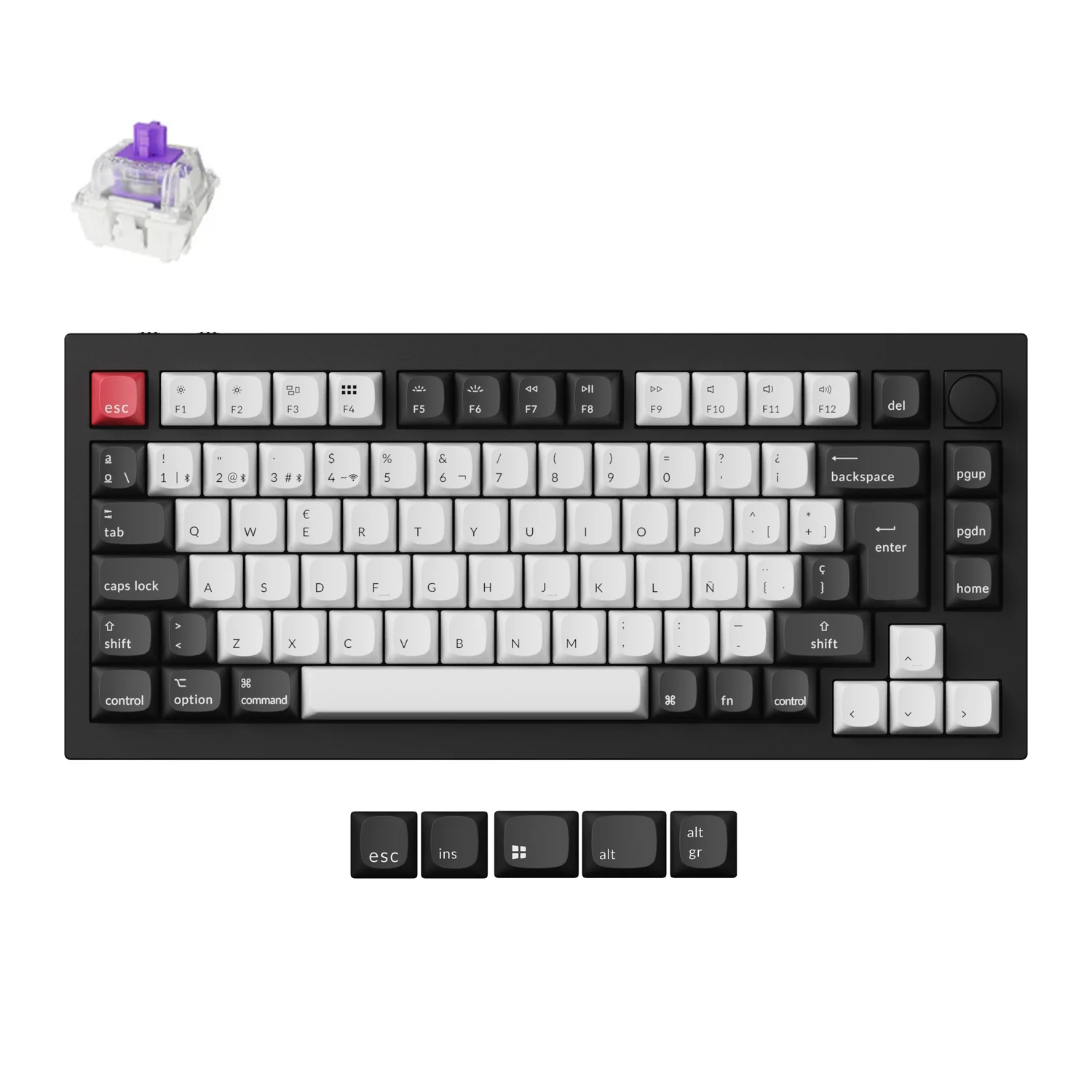 Keychron Q1 HE QMK Wireless Custom Keyboard ISO Layout Collection - Image 5