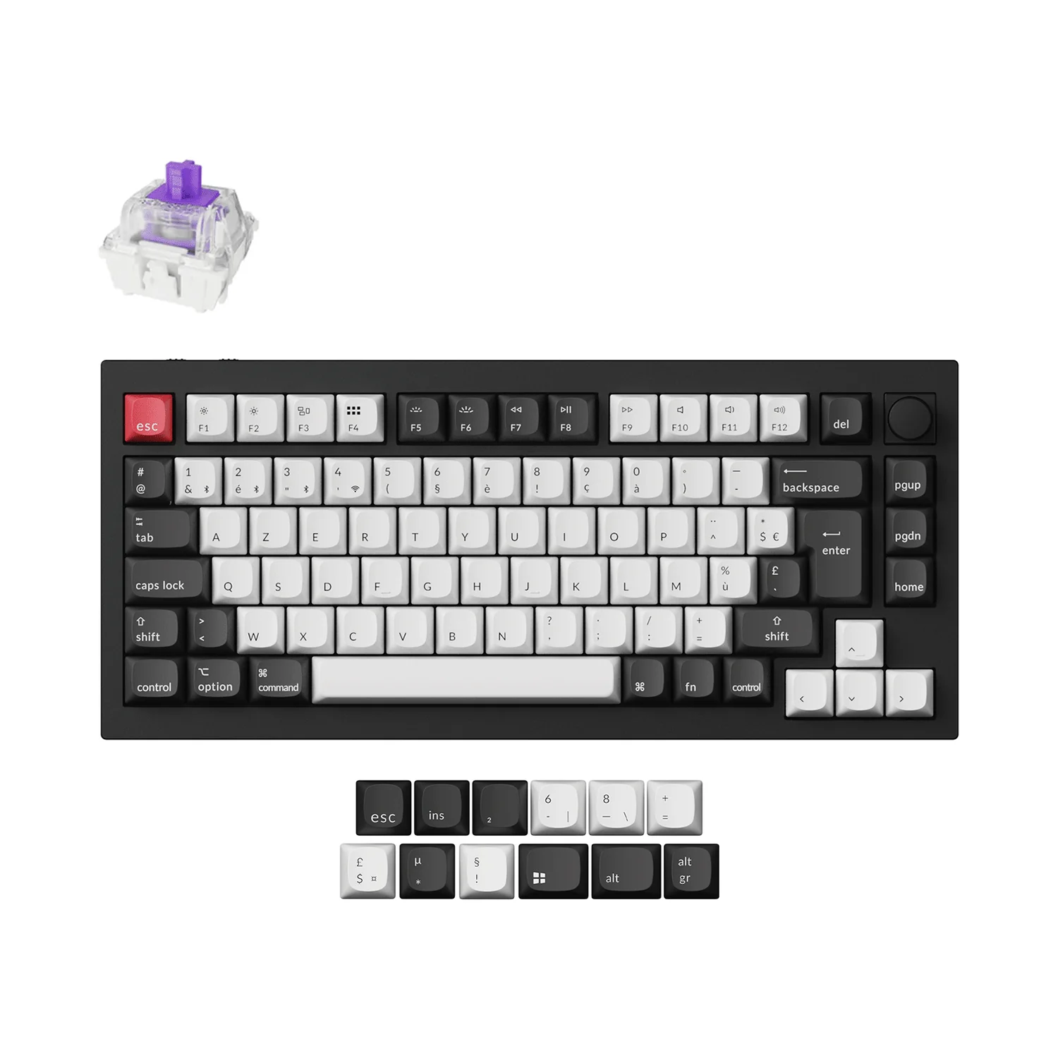 Keychron Q1 HE QMK Wireless Custom Keyboard ISO Layout Collection - Image 6
