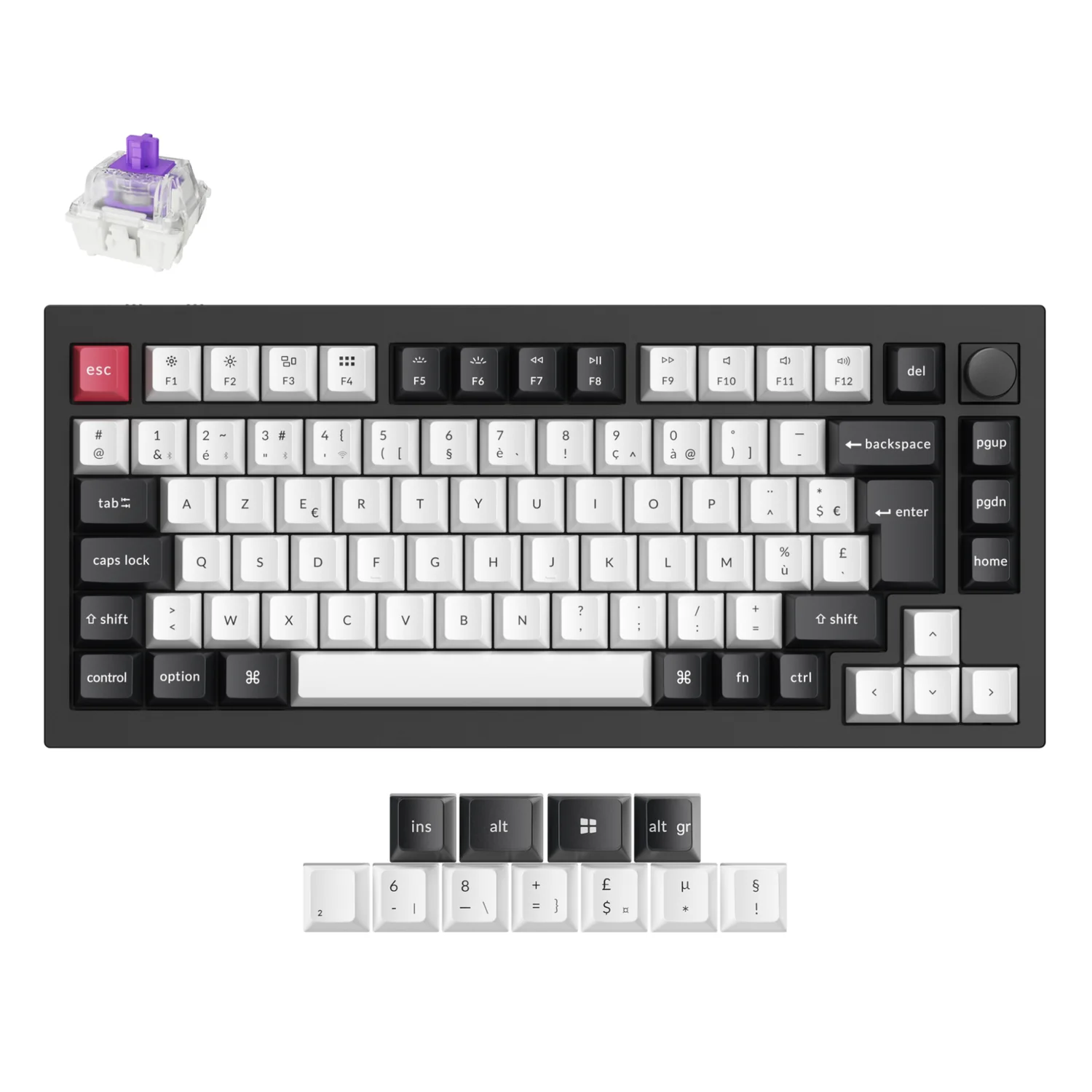 Keychron Q1 HE QMK Wireless Custom Keyboard ISO Layout Collection - Image 8