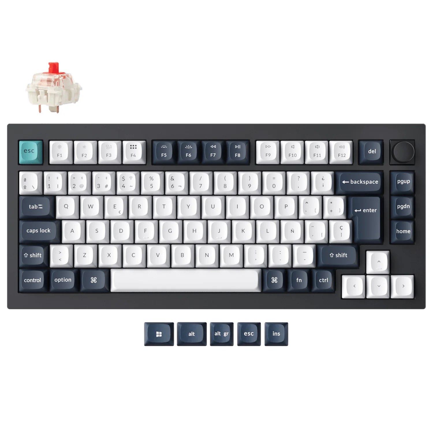 Keychron Q1 Max QMK/VIA Wireless Custom Mechanical Keyboard ISO Layout Collection - Image 15