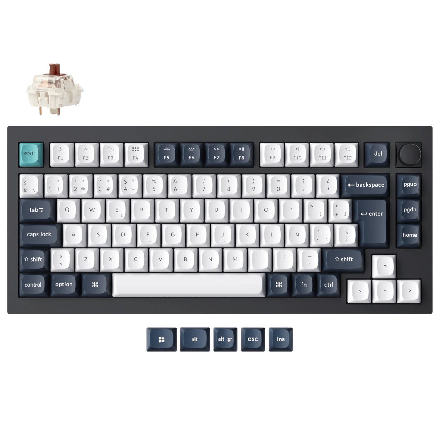 Keychron Q1 Max QMK/VIA Wireless Custom Mechanical Keyboard ISO Layout Collection - Image 16