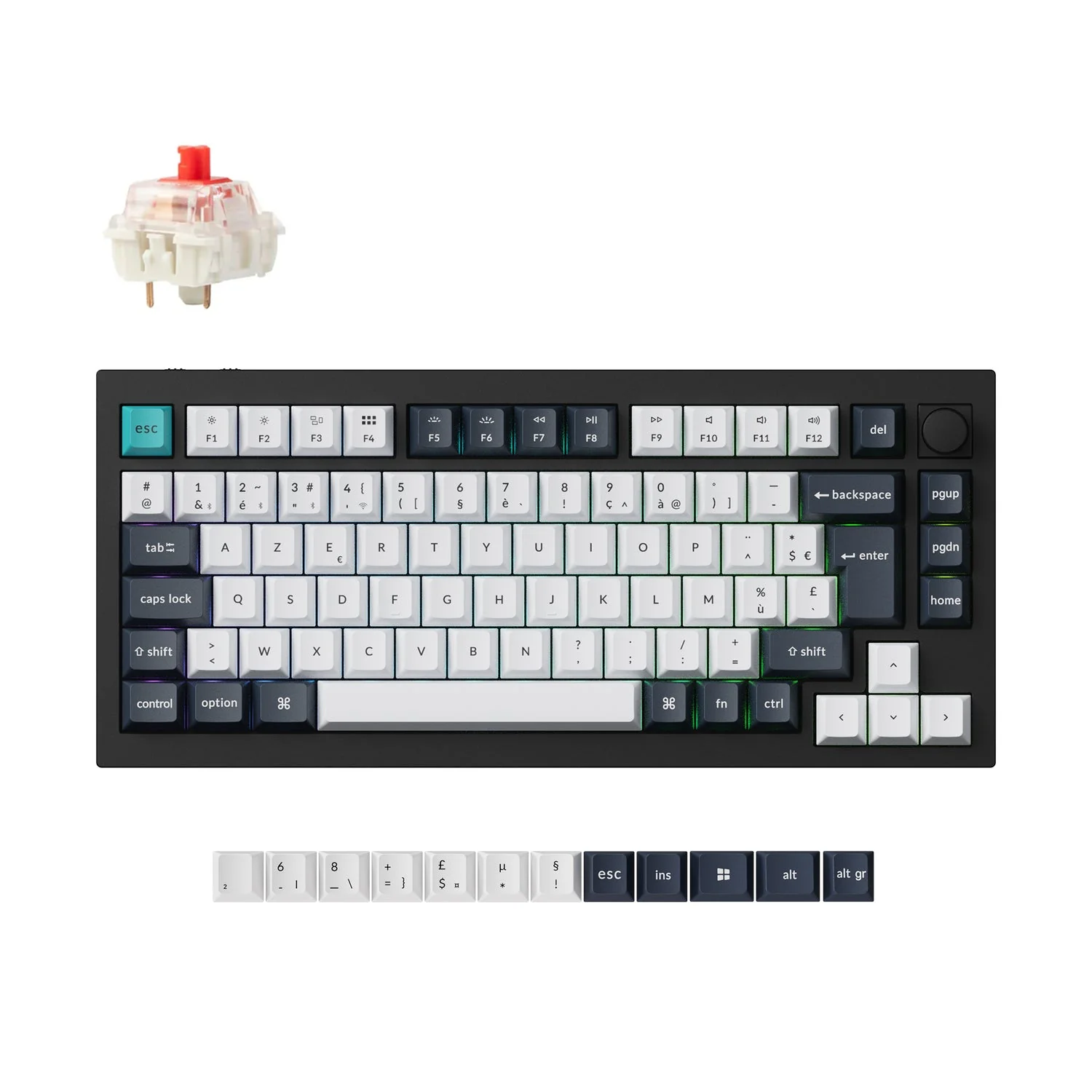 Keychron Q1 Max QMK/VIA Wireless Custom Mechanical Keyboard ISO Layout Collection - Image 17