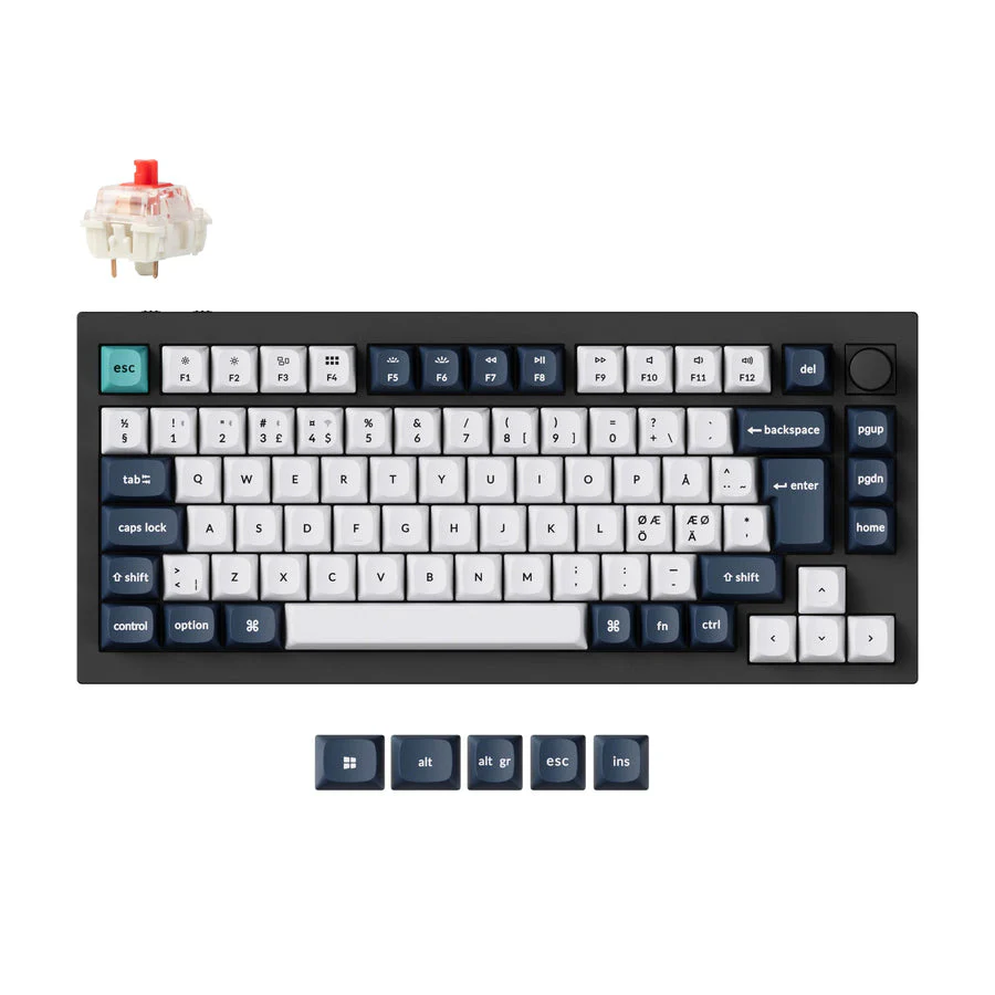 Keychron Q1 Max QMK/VIA Wireless Custom Mechanical Keyboard ISO Layout Collection - Image 7