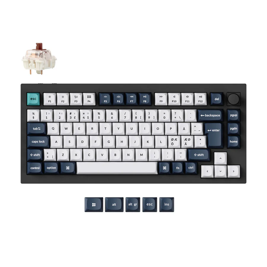 Keychron Q1 Max QMK/VIA Wireless Custom Mechanical Keyboard ISO Layout Collection - Image 8
