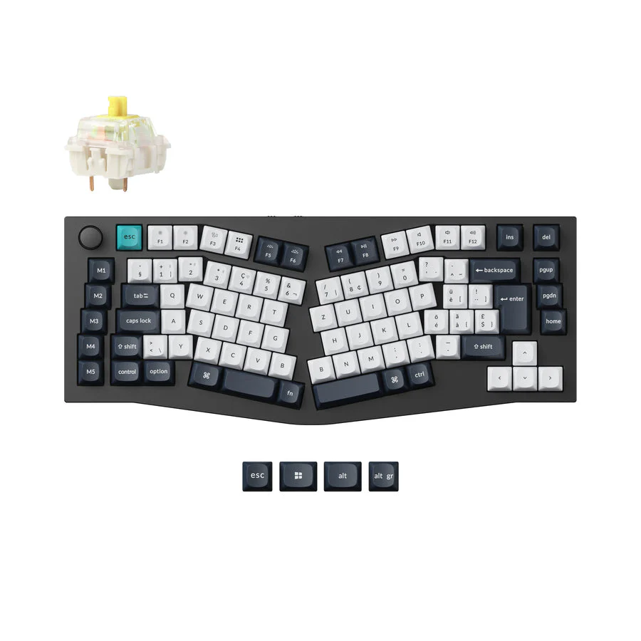Keychron Q10 Max (Alice Layout) QMK Custom Mechanical Keyboard ISO Layout Collection - Image 12