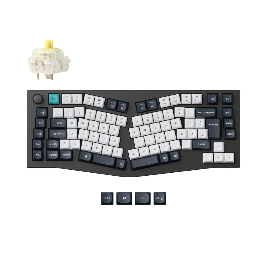 Keychron Q10 Max (Alice Layout) QMK Custom Mechanical Keyboard ISO Layout Collection - Image 3