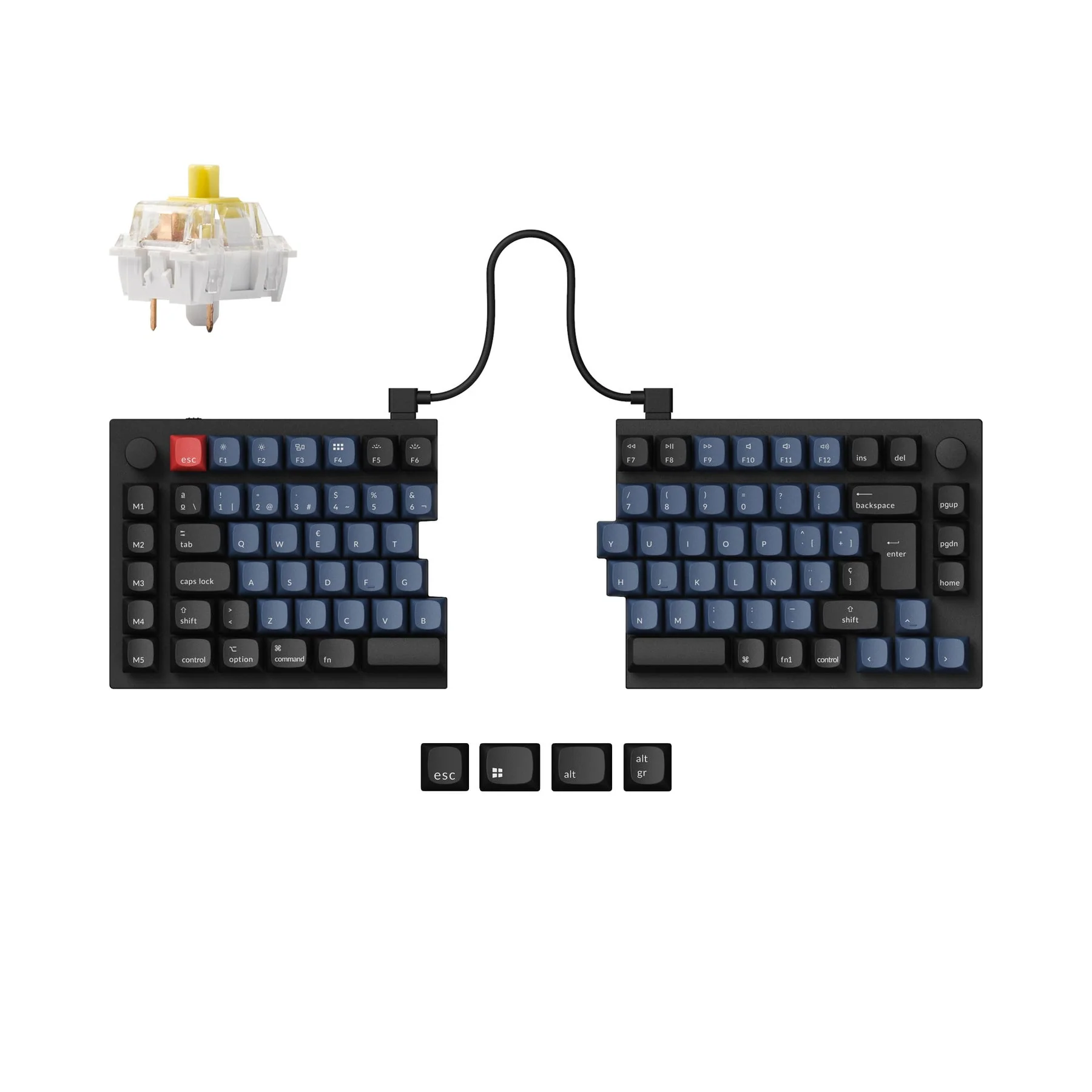 Keychron Q11 QMK Custom Mechanical Keyboard ISO Layout Collection - Image 18