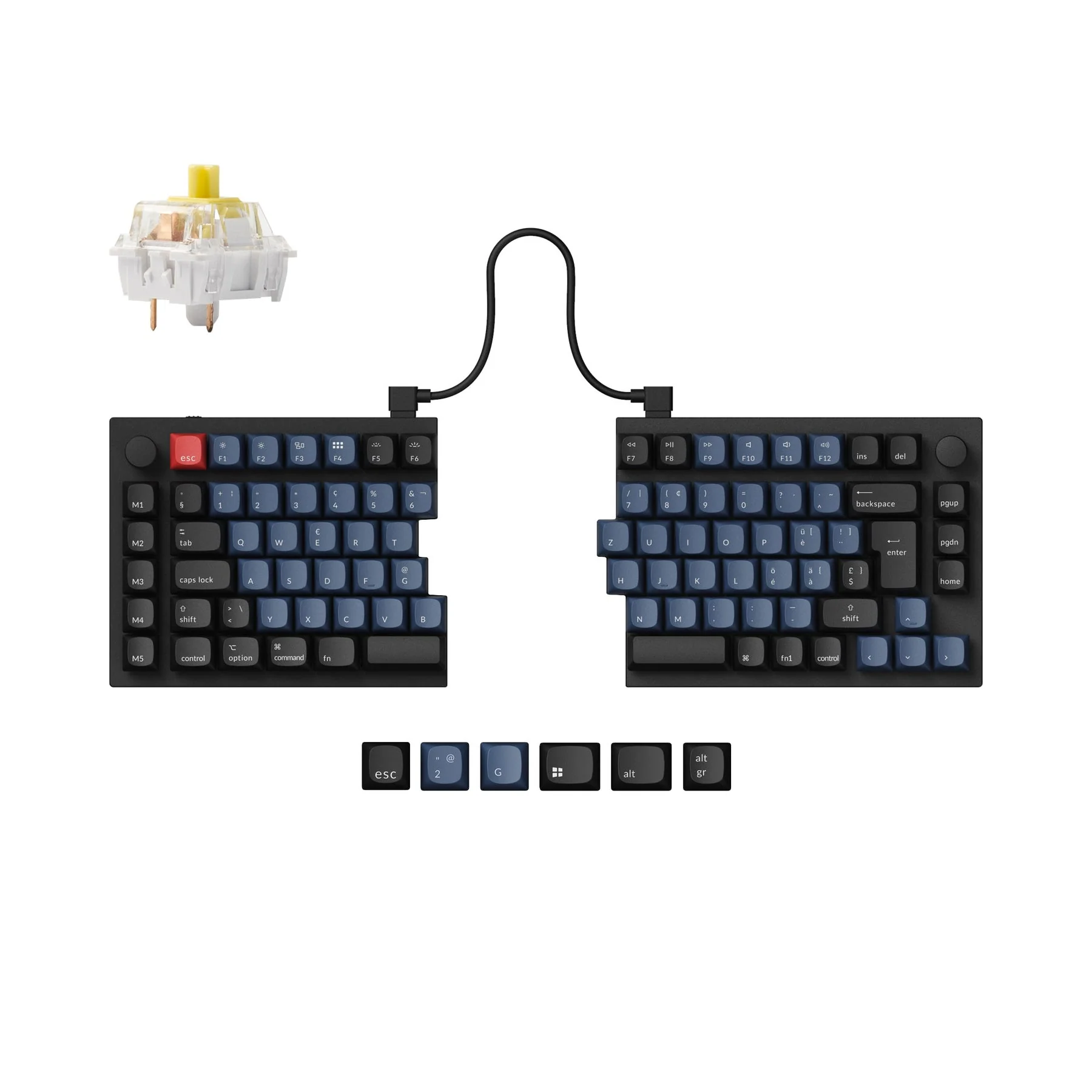 Keychron Q11 QMK Custom Mechanical Keyboard ISO Layout Collection - Image 9
