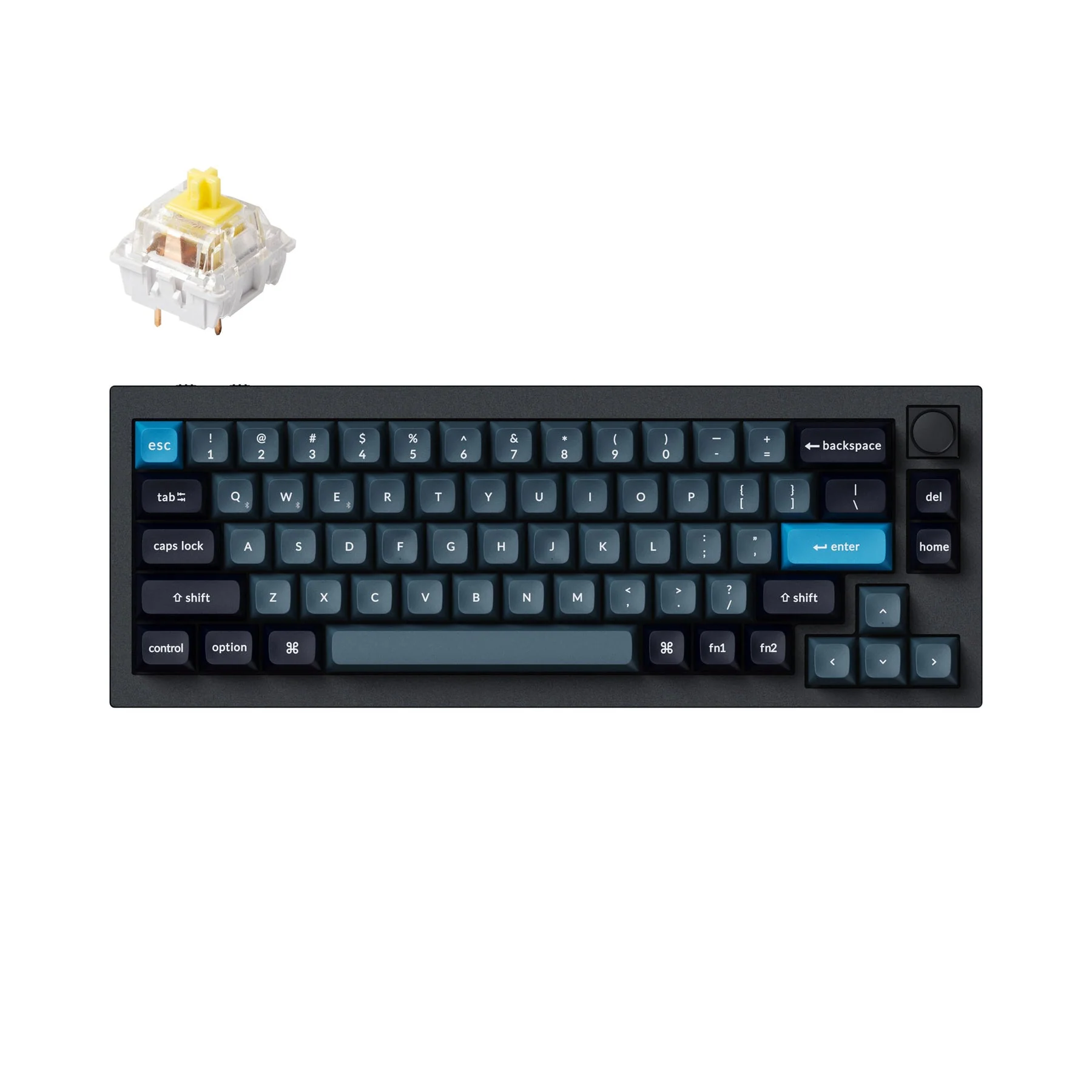 Keychron Q2 Pro QMK/VIA Wireless Custom Mechanical Keyboard (US ANSI Layout) - Image 3