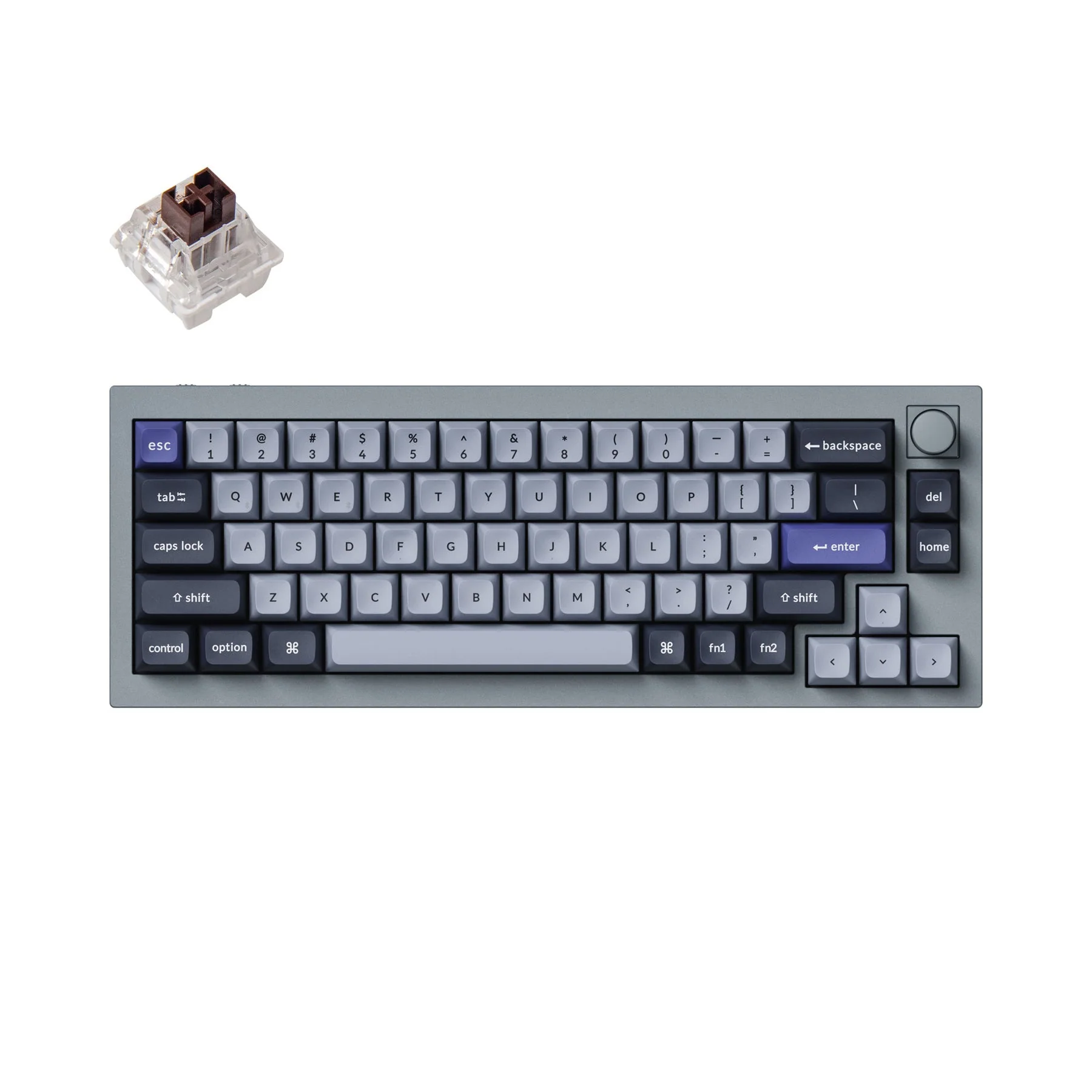 Keychron Q2 Pro QMK/VIA Wireless Custom Mechanical Keyboard (US ANSI Layout) - Image 5