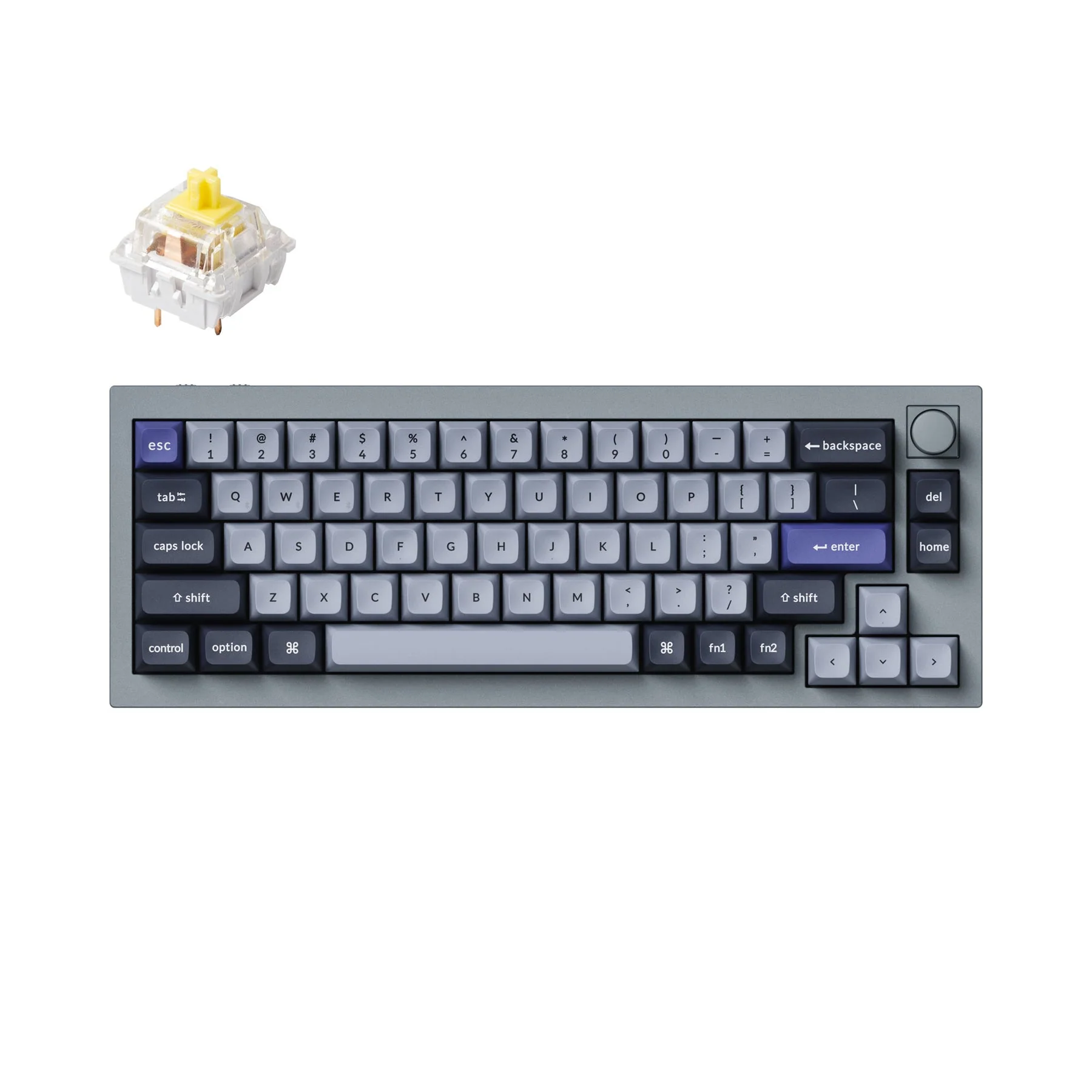 Keychron Q2 Pro QMK/VIA Wireless Custom Mechanical Keyboard (US ANSI Layout) - Image 6