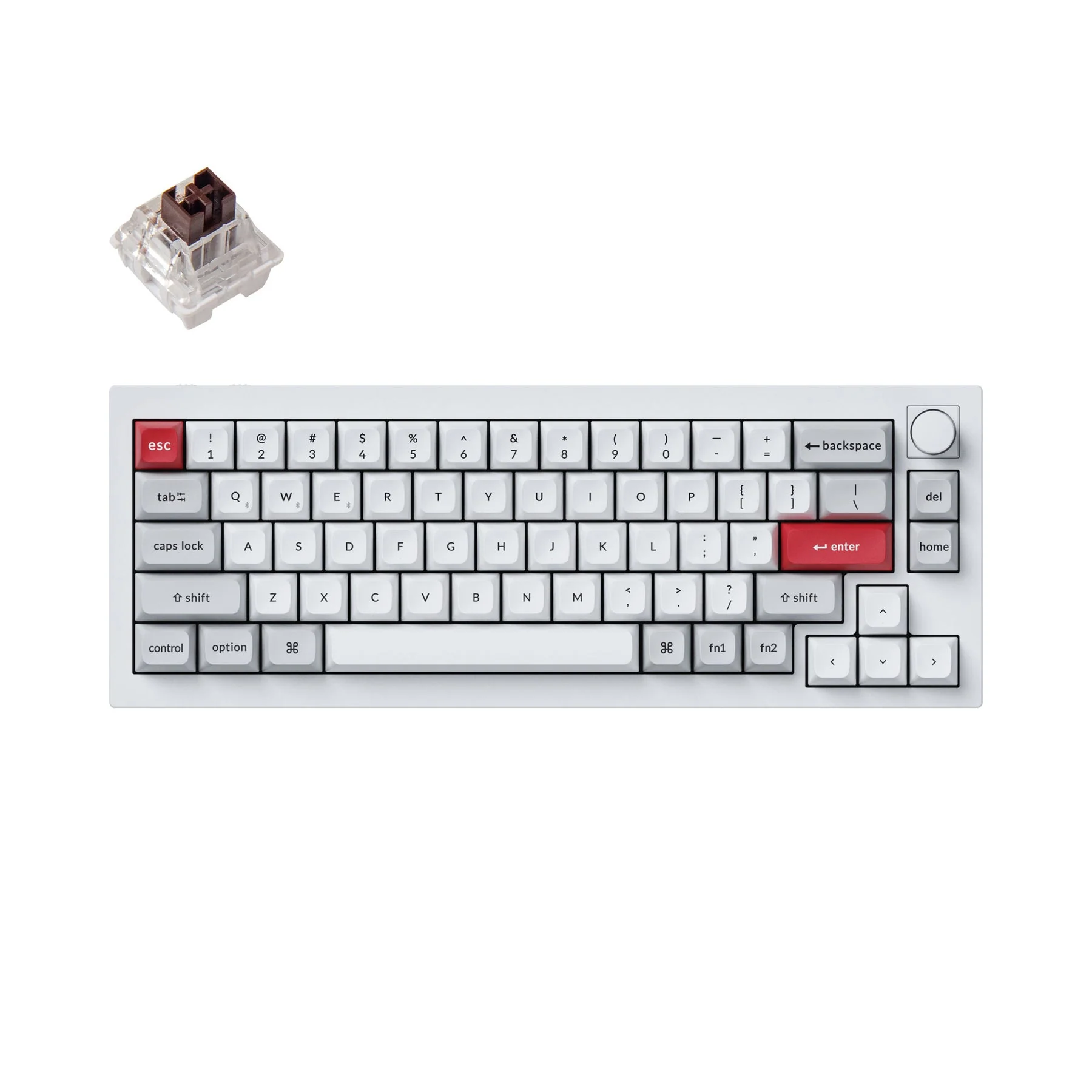 Keychron Q2 Pro QMK/VIA Wireless Custom Mechanical Keyboard (US ANSI Layout) - Image 8