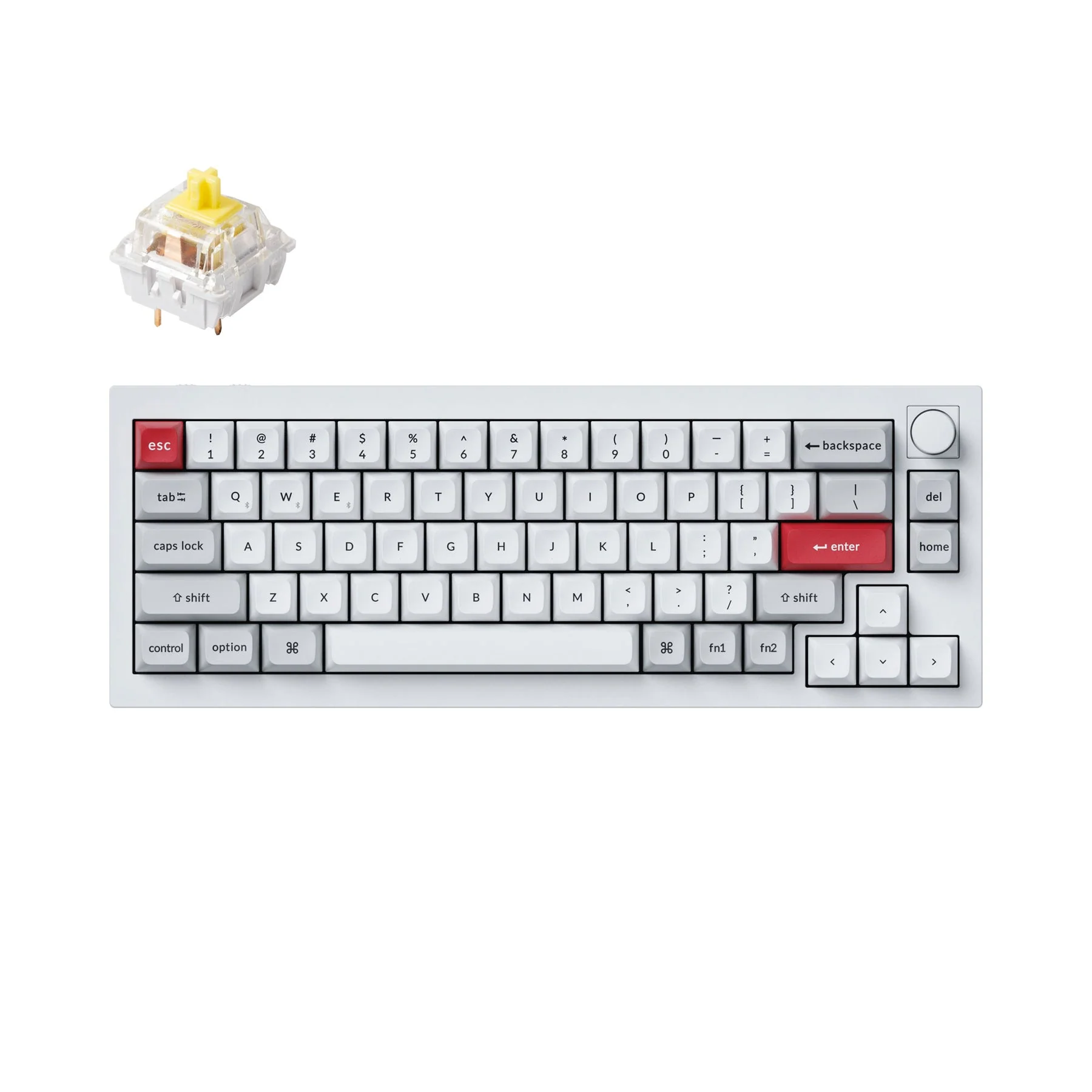 Keychron Q2 Pro QMK/VIA Wireless Custom Mechanical Keyboard (US ANSI Layout) - Image 9