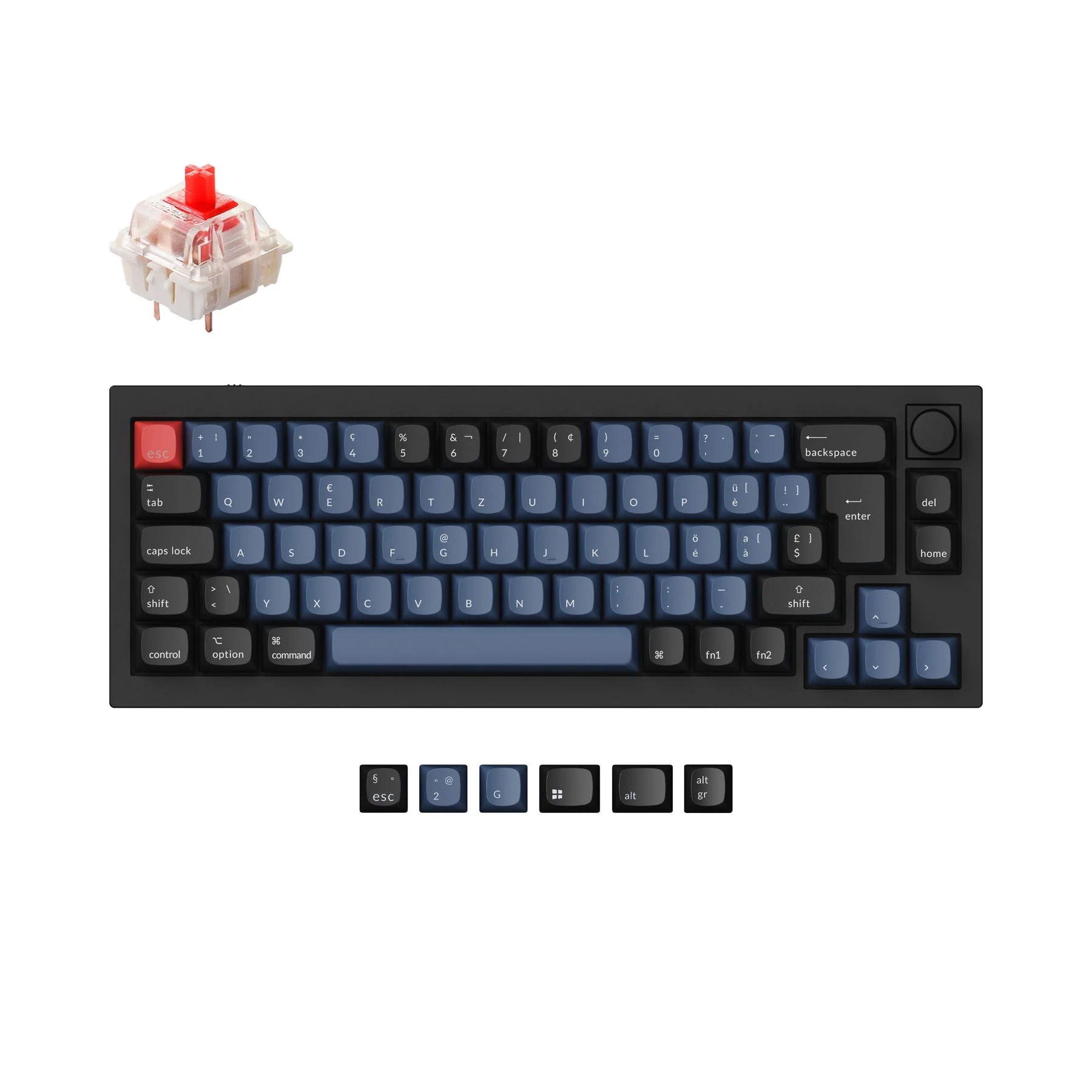 Keychron Q2 QMK Custom Mechanical Keyboard ISO Layout Collection - Image 11