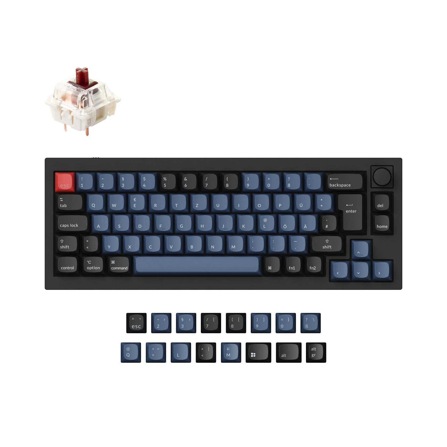 Keychron Q2 QMK Custom Mechanical Keyboard ISO Layout Collection - Image 2