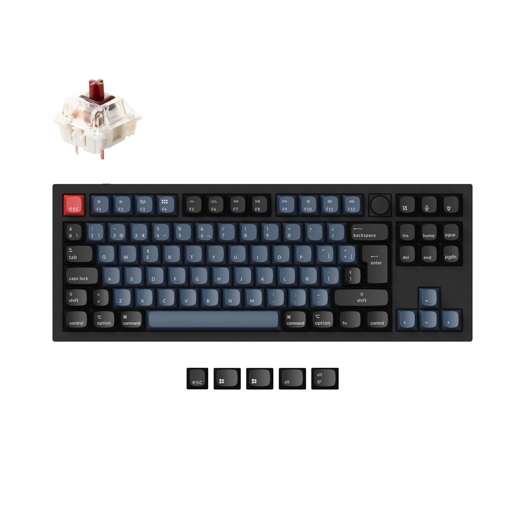 Keychron Q3 QMK Custom Mechanical Keyboard ISO Layout Collection - Image 10
