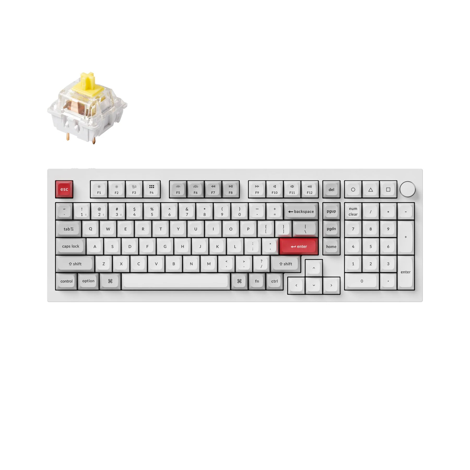 Keychron Q5 Pro QMK/VIA Wireless Custom Mechanical Keyboard (US ANSI Layout) - Image 9