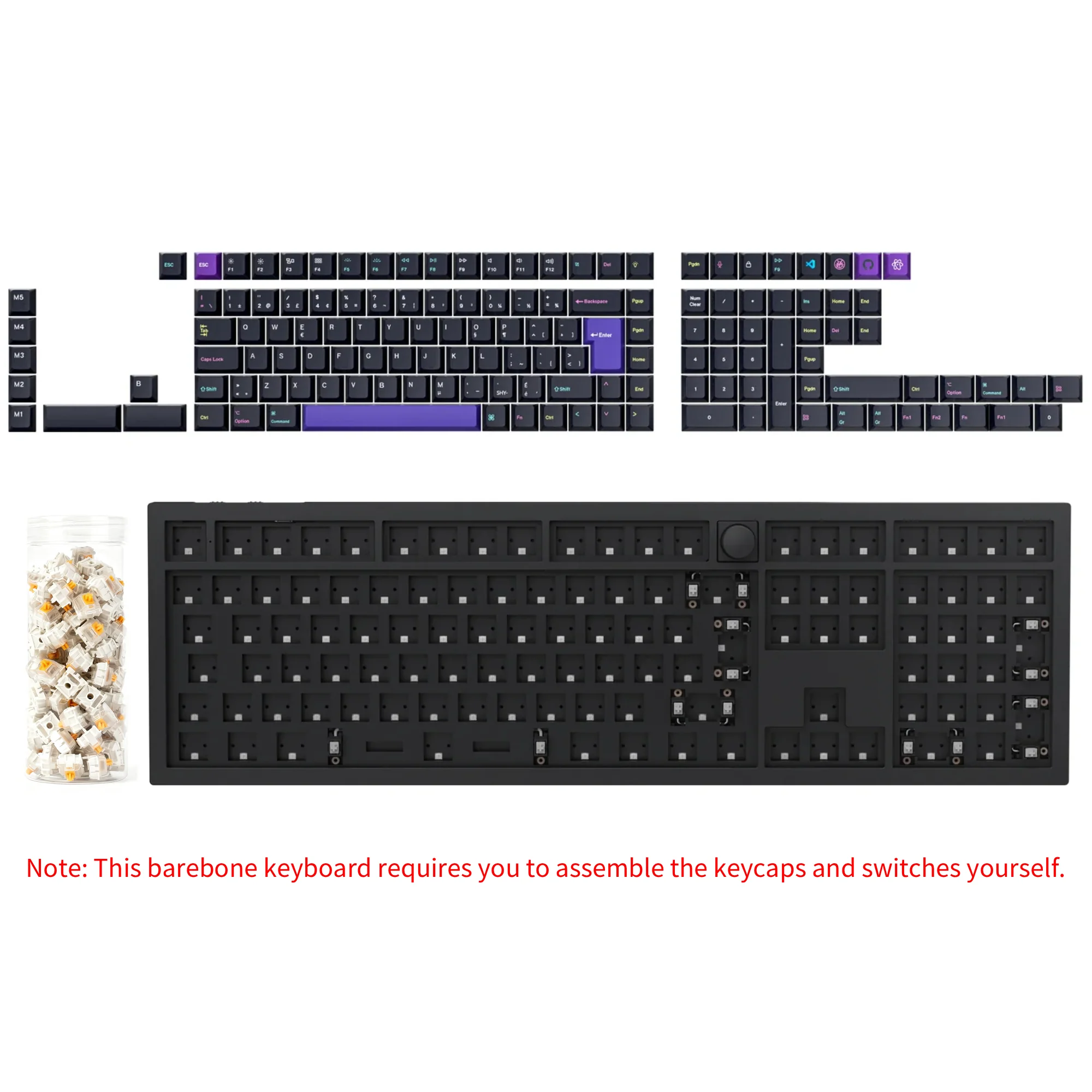 Keychron Q6 HE QMK Wireless Custom Keyboard ISO Layout Collection - Image 13