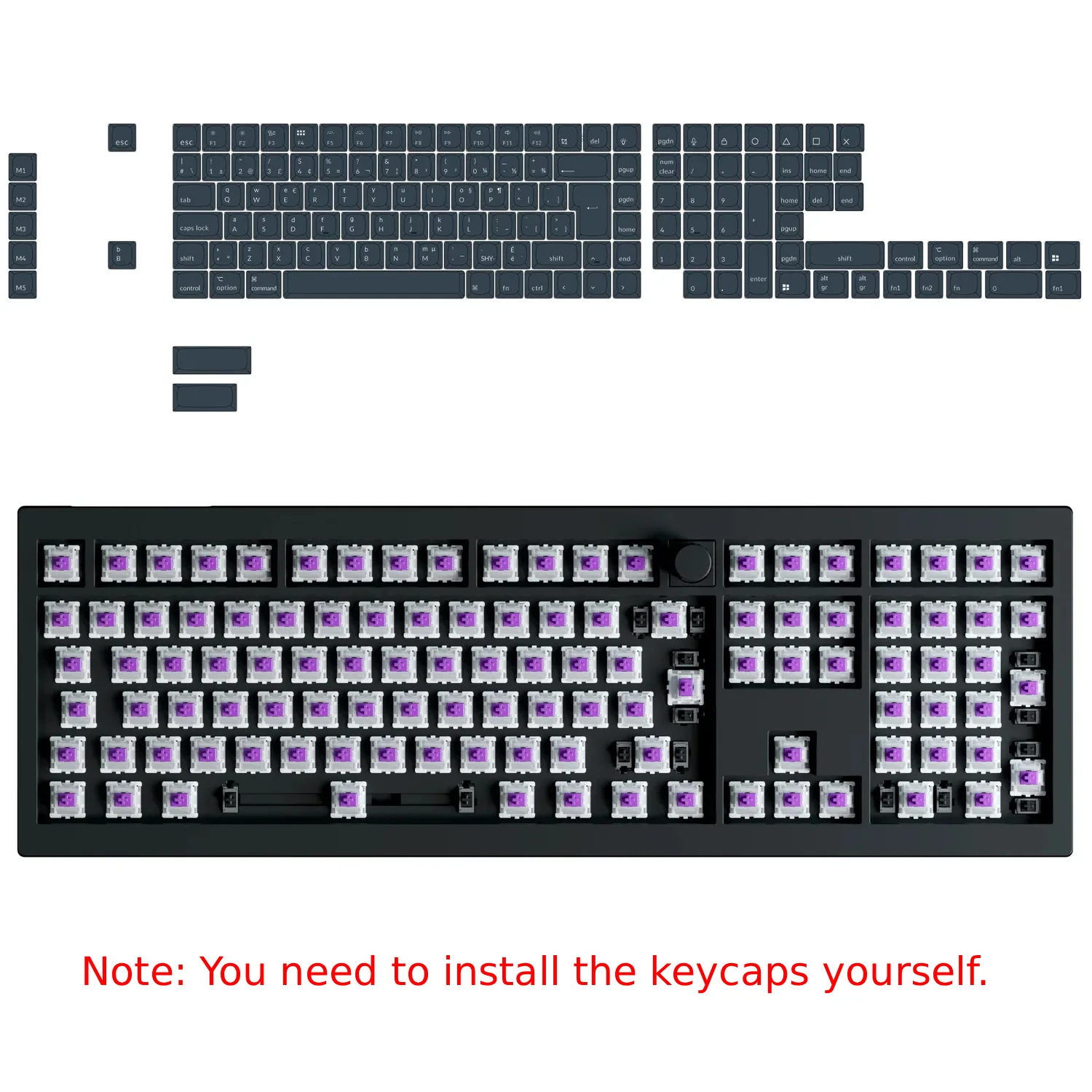 Keychron Q6 HE QMK Wireless Custom Keyboard ISO Layout Collection - Image 15