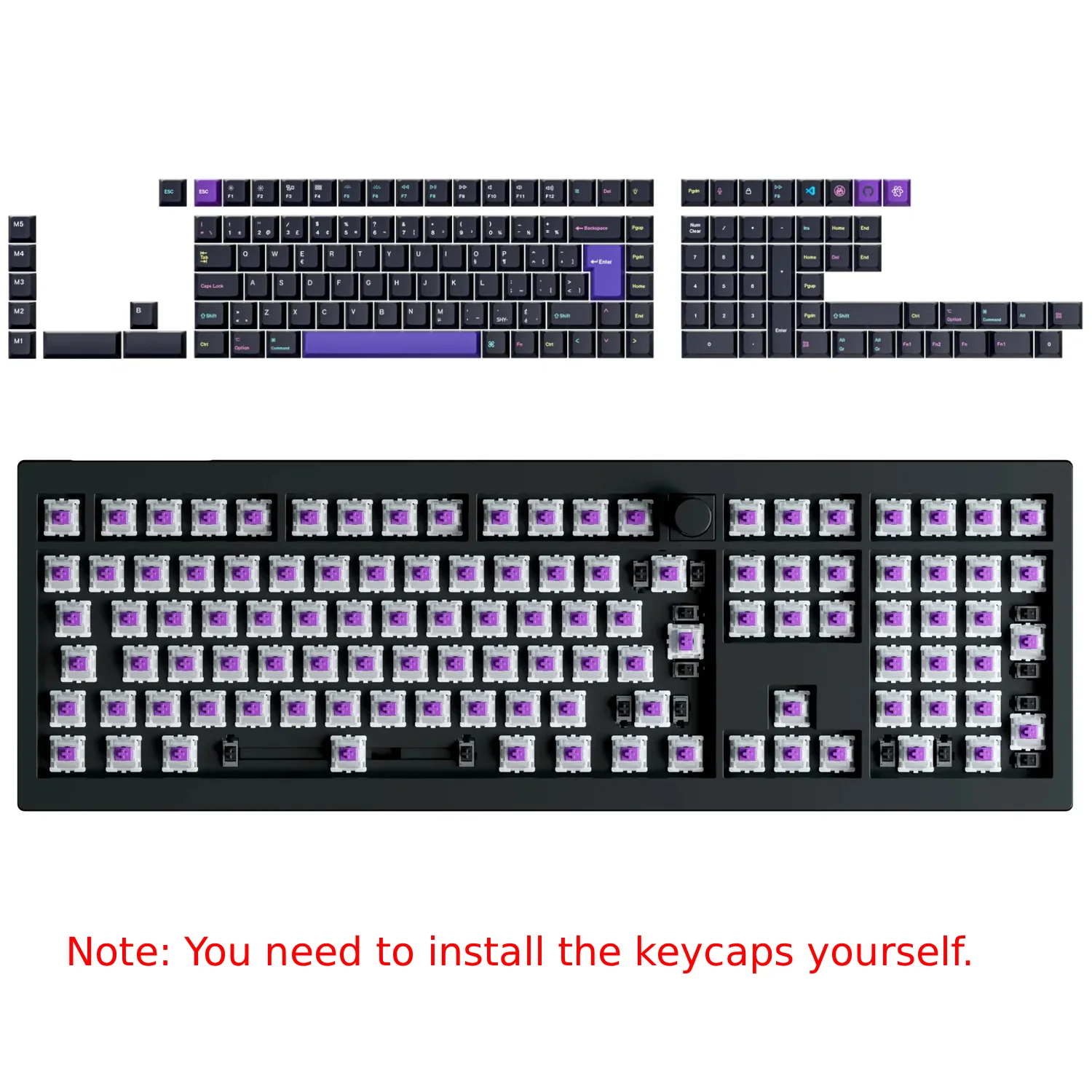 Keychron Q6 HE QMK Wireless Custom Keyboard ISO Layout Collection - Image 16