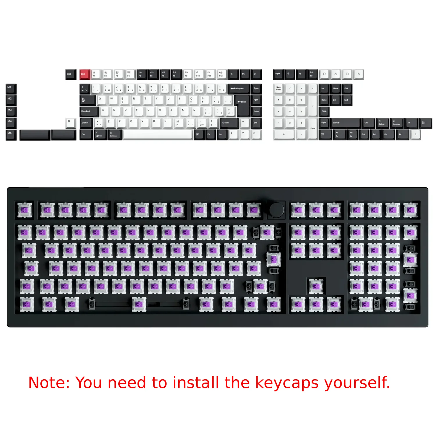 Keychron Q6 HE QMK Wireless Custom Keyboard ISO Layout Collection - Image 17