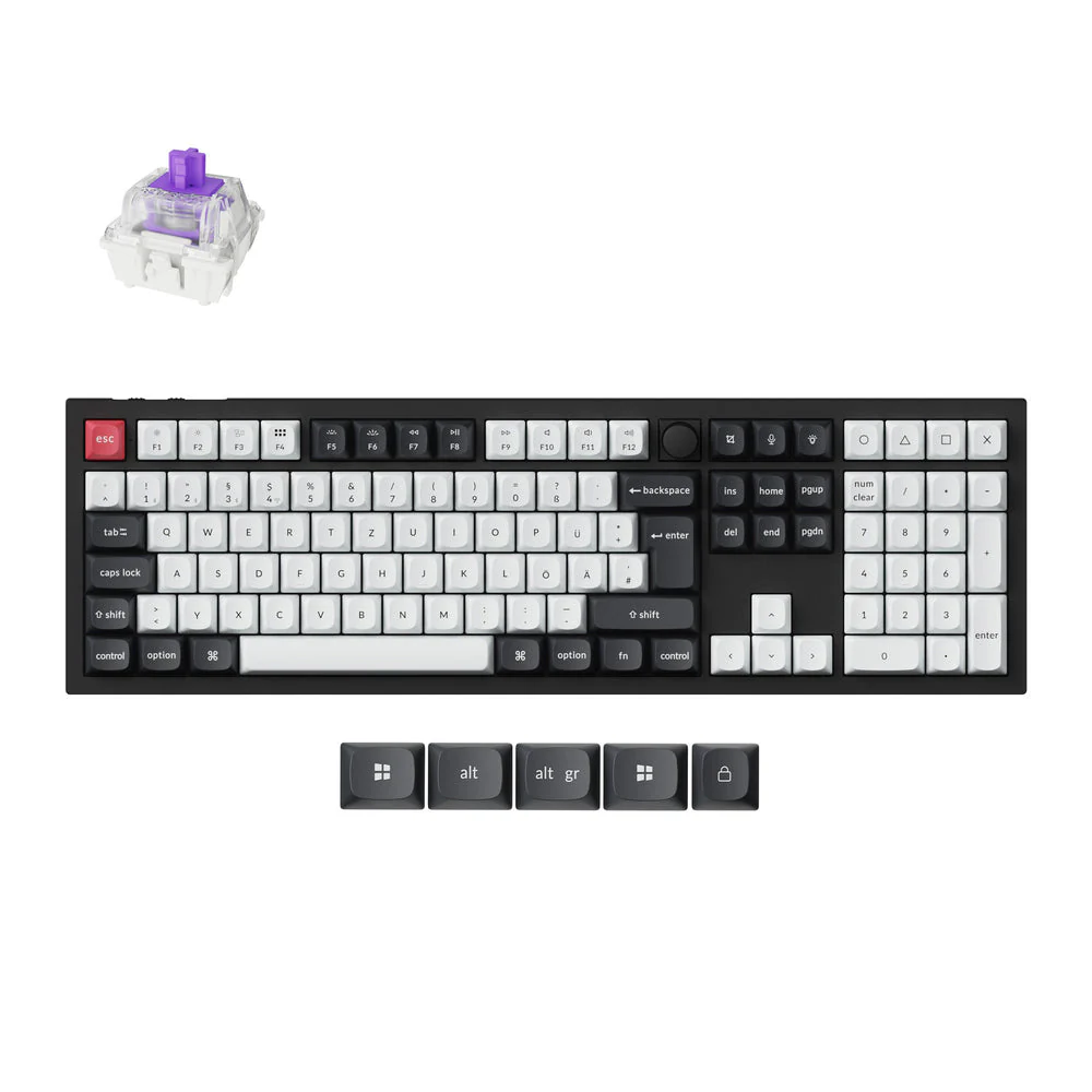 Keychron Q6 HE QMK Wireless Custom Keyboard ISO Layout Collection - Image 2