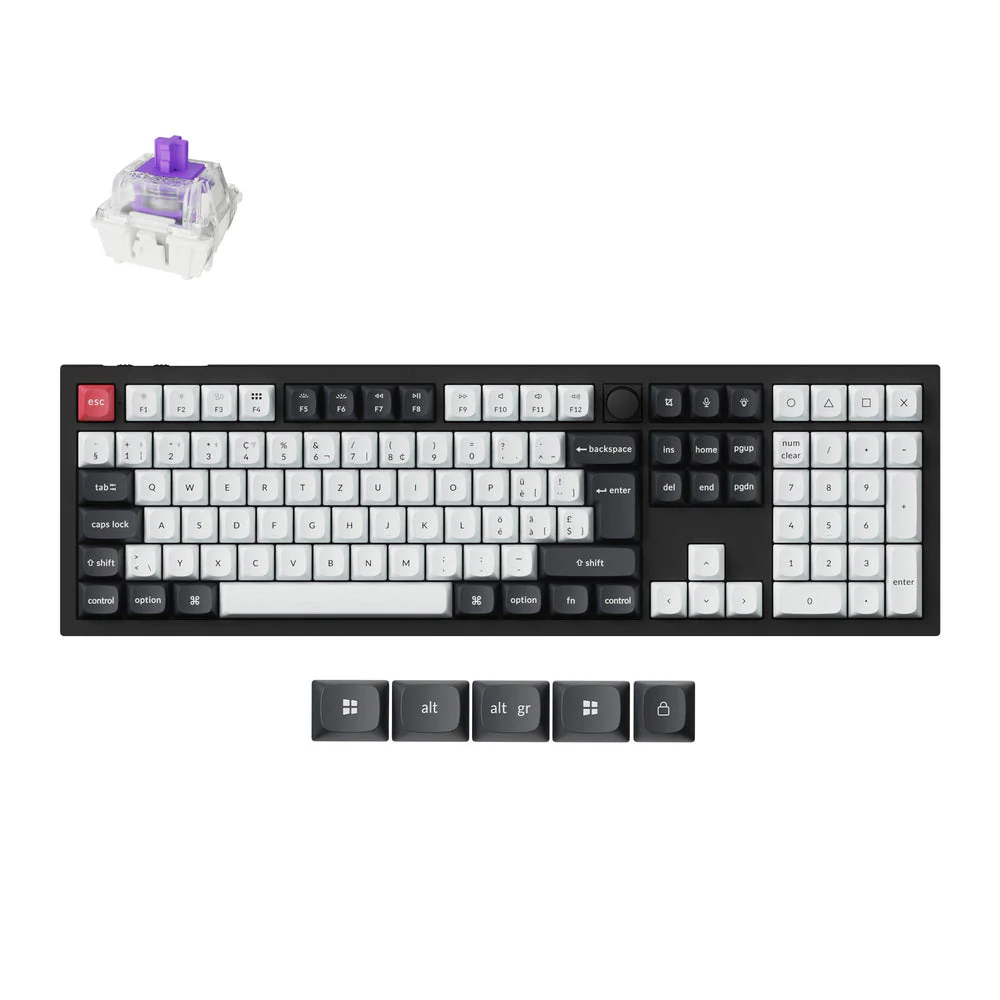 Keychron Q6 HE QMK Wireless Custom Keyboard ISO Layout Collection - Image 4