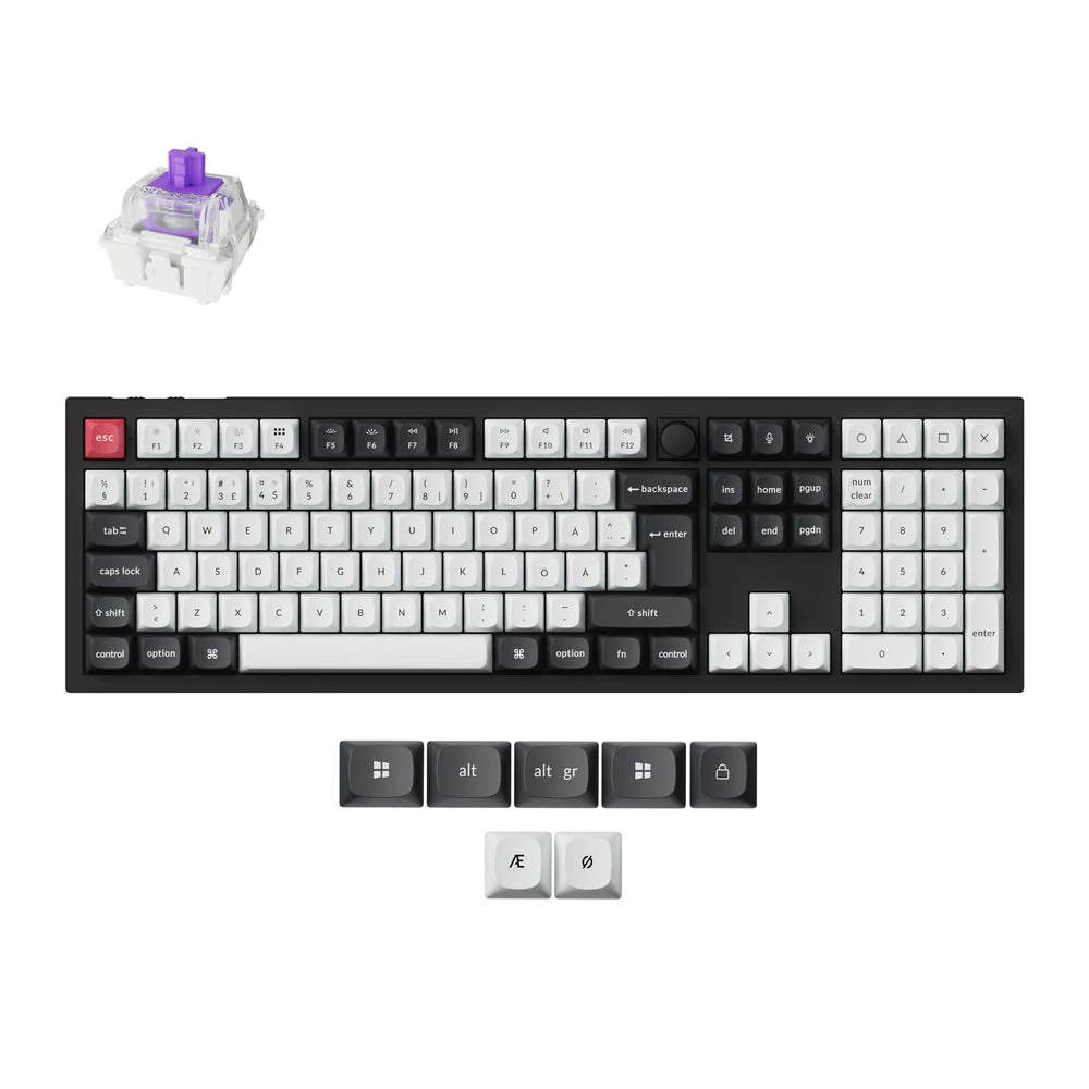 Keychron Q6 HE QMK Wireless Custom Keyboard ISO Layout Collection - Image 5