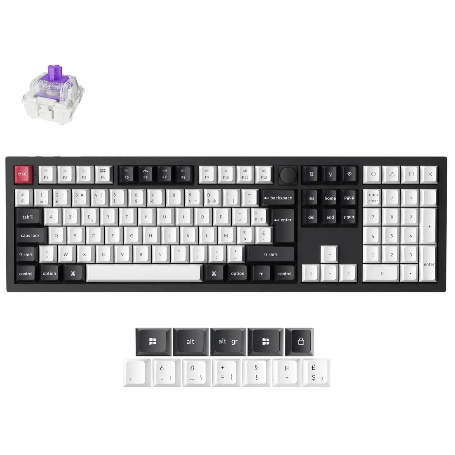 Keychron Q6 HE QMK Wireless Custom Keyboard ISO Layout Collection - Image 6