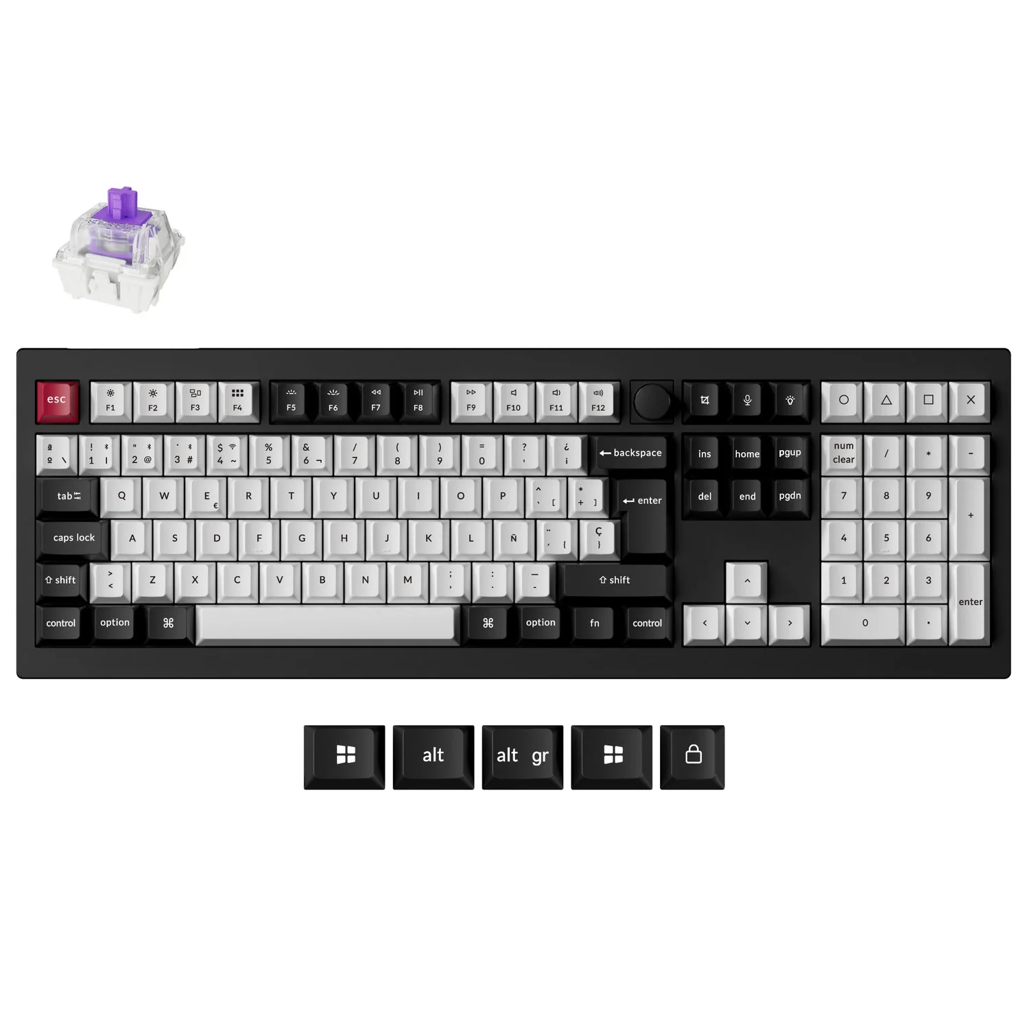 Keychron Q6 HE QMK Wireless Custom Keyboard ISO Layout Collection - Image 8