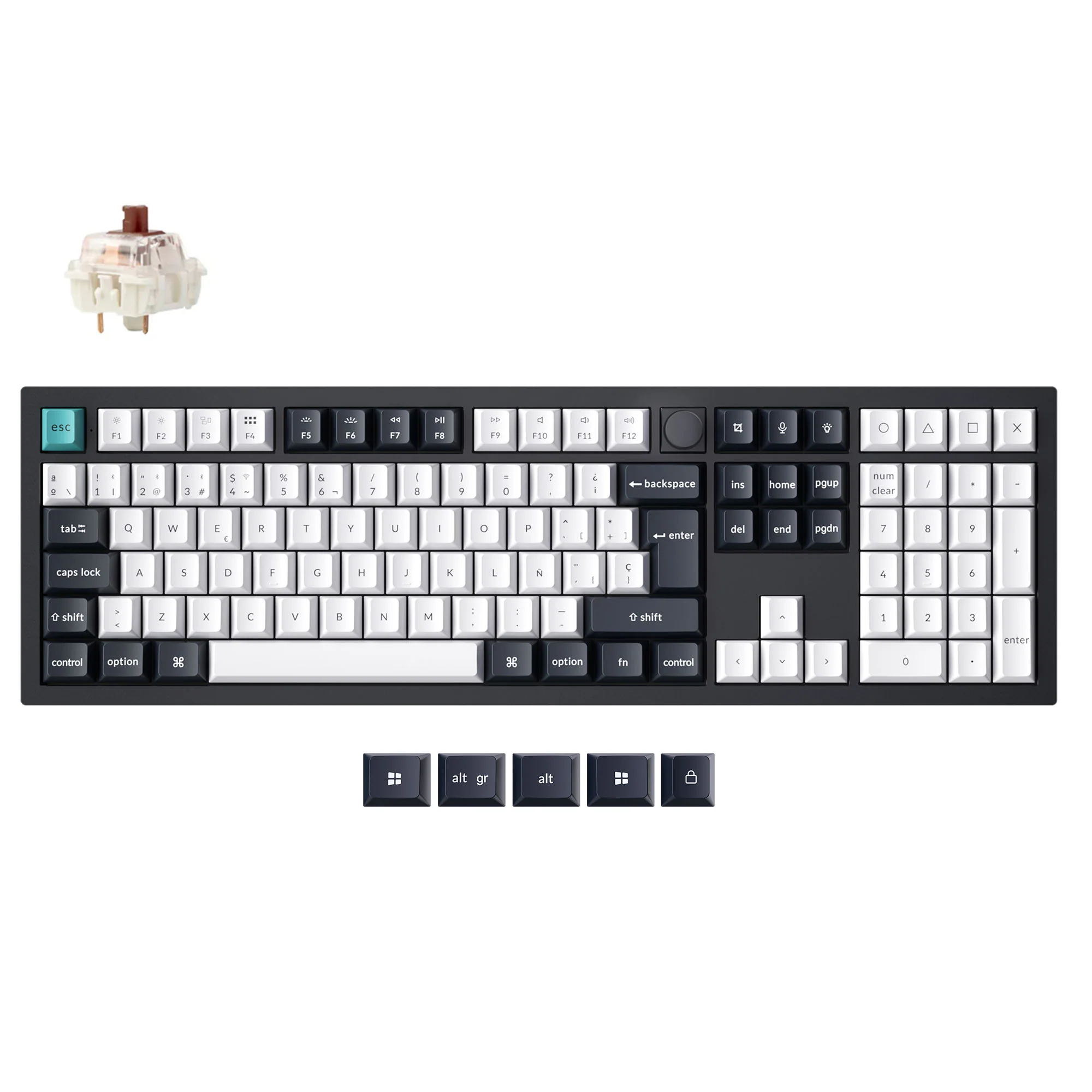 Keychron Q6 Max QMK/VIA Wireless Custom Mechanical Keyboard ISO Layout Collection - Image 21