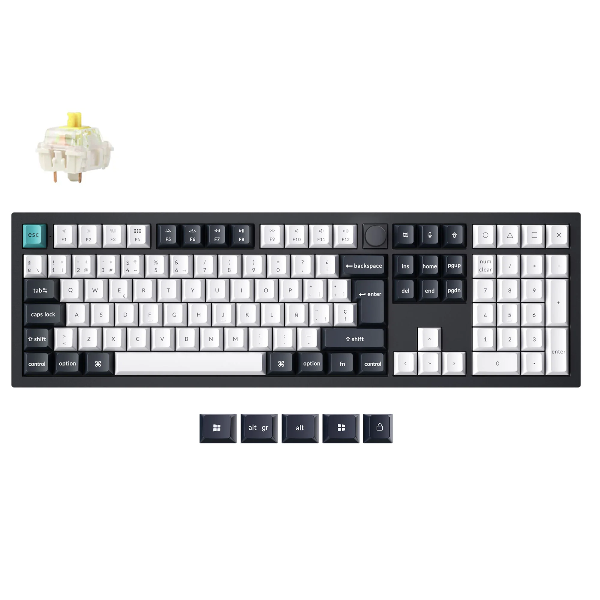 Keychron Q6 Max QMK/VIA Wireless Custom Mechanical Keyboard ISO Layout Collection - Image 22