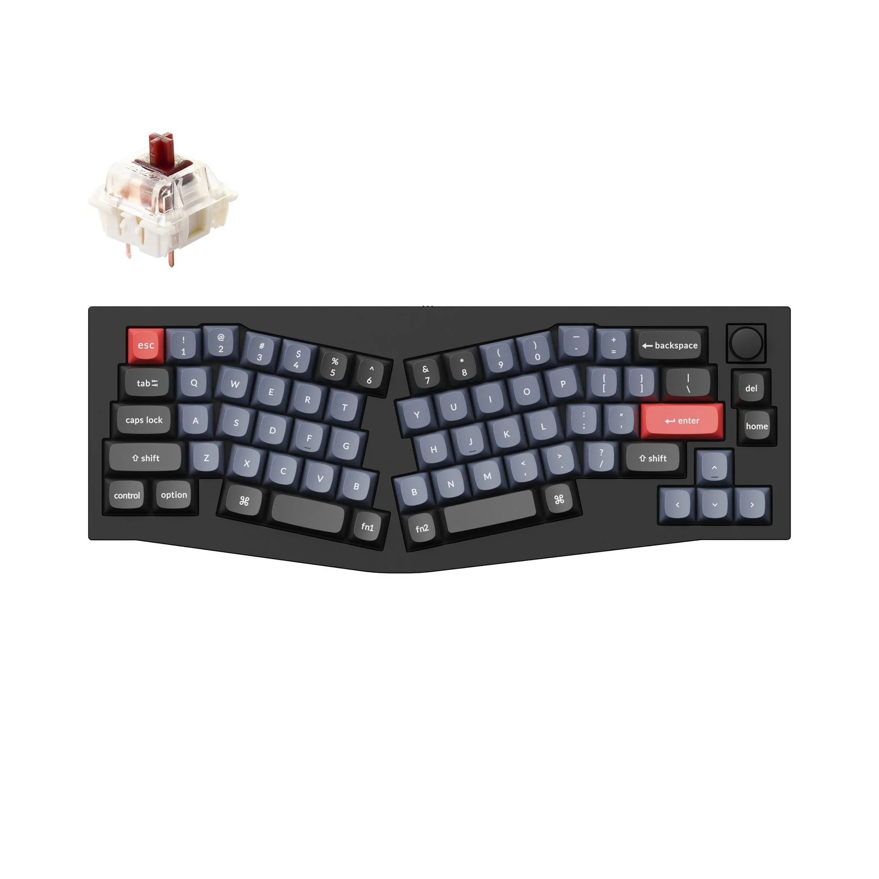 Keychron Q8 (Alice Layout) QMK Custom Mechanical Keyboard (US ANSI Layout) - Image 12
