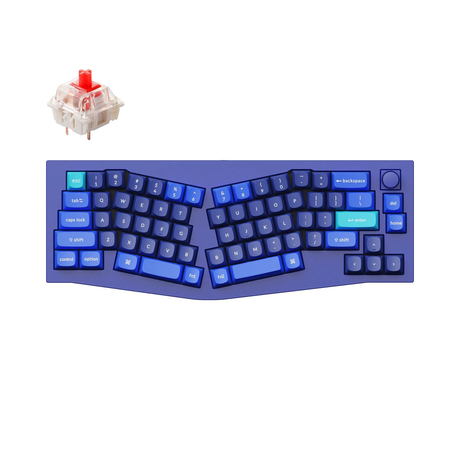 Keychron Q8 (Alice Layout) QMK Custom Mechanical Keyboard (US ANSI Layout) - Image 25