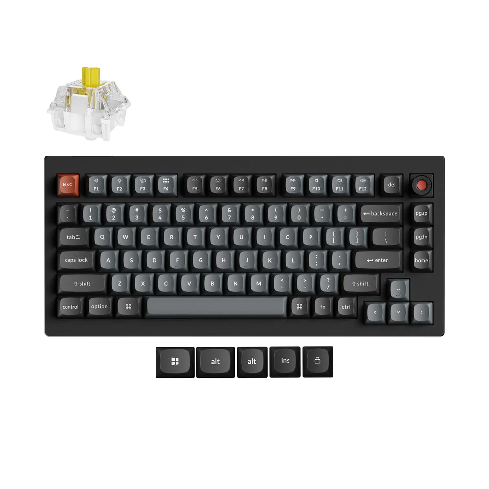 Keychron V1 8K QMK Wired Custom Mechanical Keyboard (US ANSI Layout) - Image 9