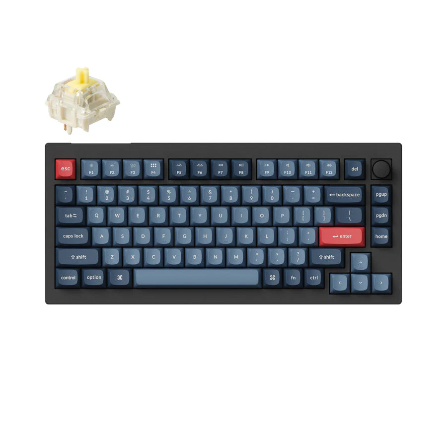 Keychron V1 Max QMK/VIA Wireless Custom Mechanical Keyboard (US ANSI Layout) - Image 3