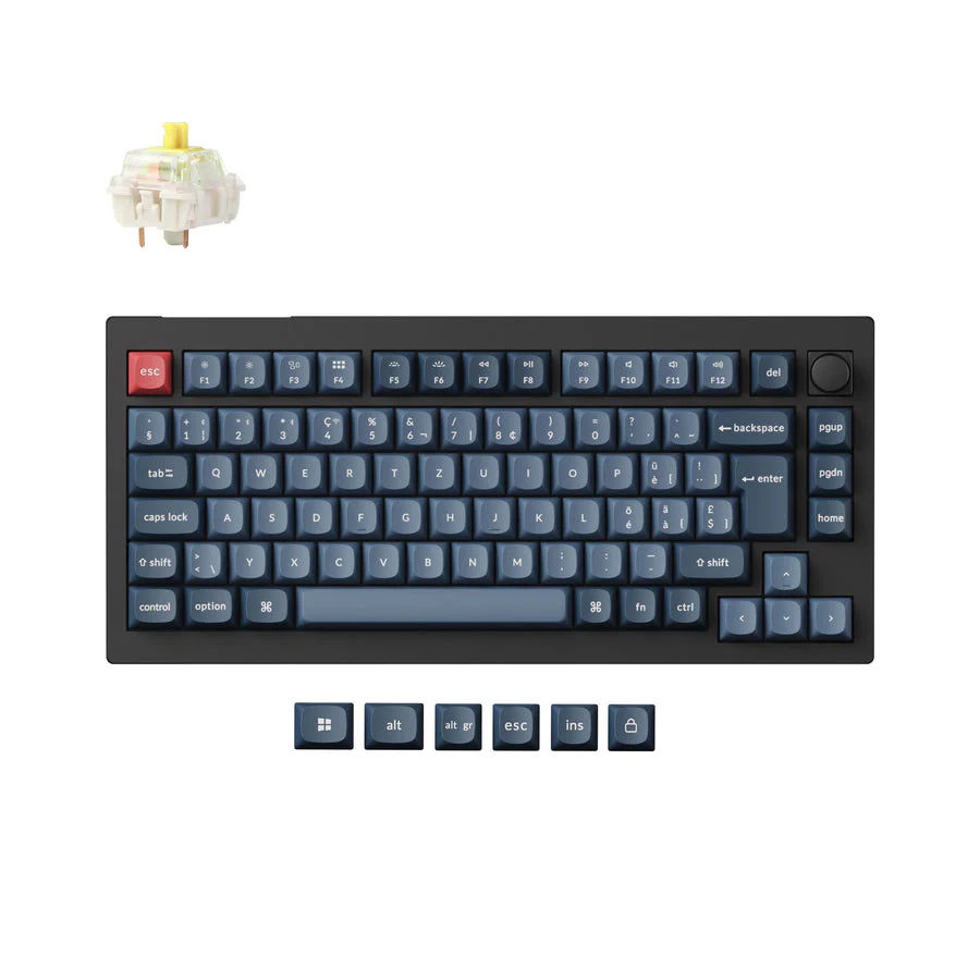 Keychron V1 Max QMK Wireless Custom Mechanical Keyboard ISO Layout Collection - Image 12