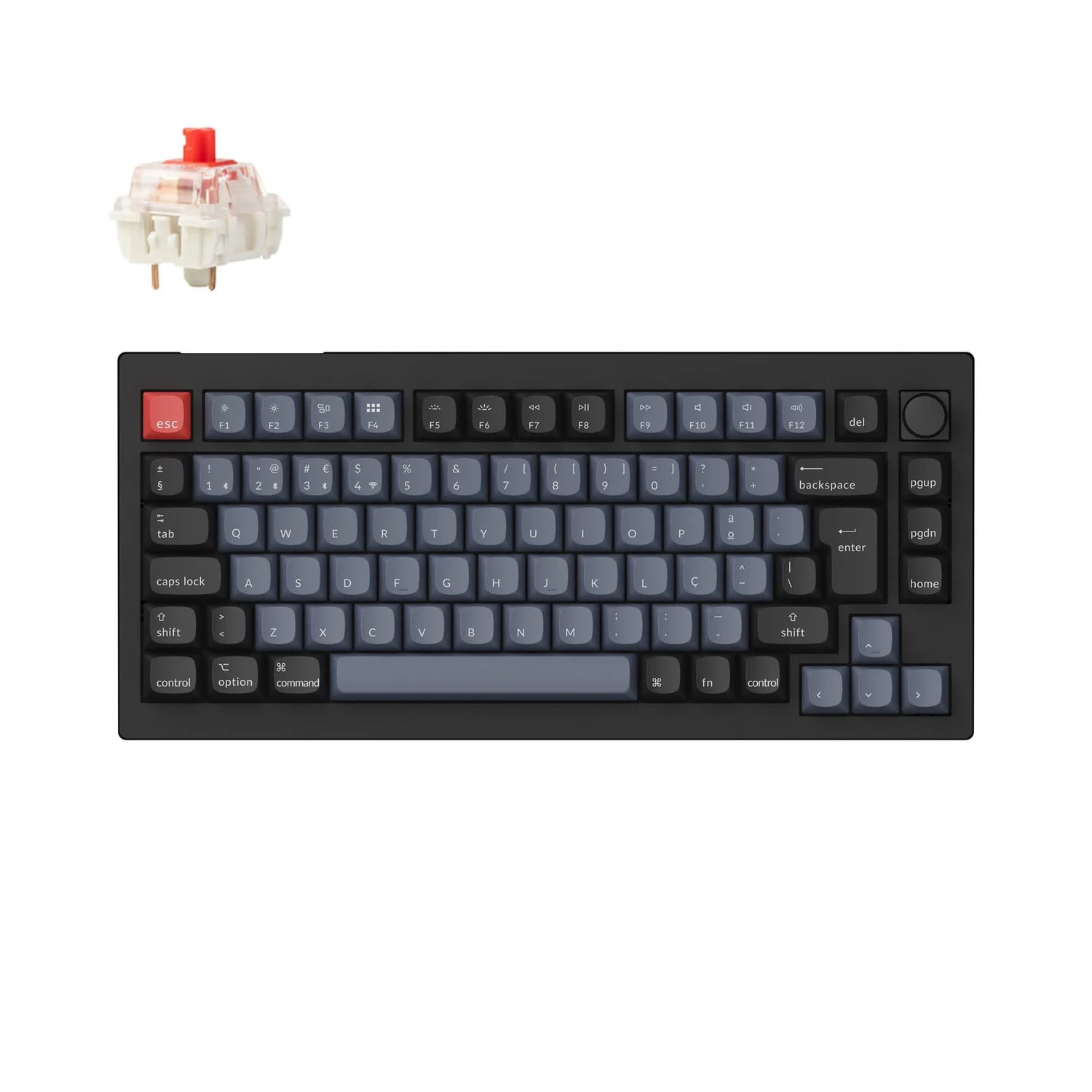 Keychron V1 Max QMK Wireless Custom Mechanical Keyboard ISO Layout Collection - Image 22