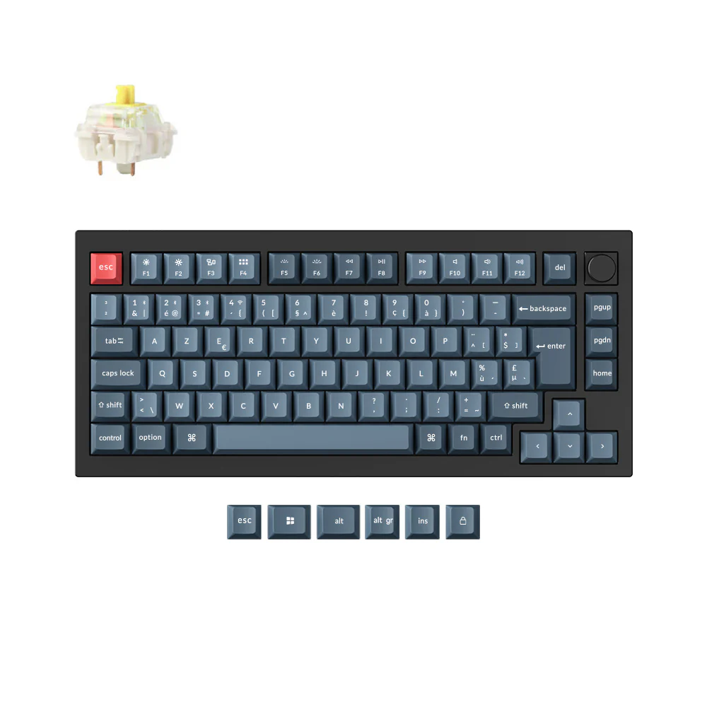 Keychron V1 Max QMK Wireless Custom Mechanical Keyboard ISO Layout Collection - Image 24