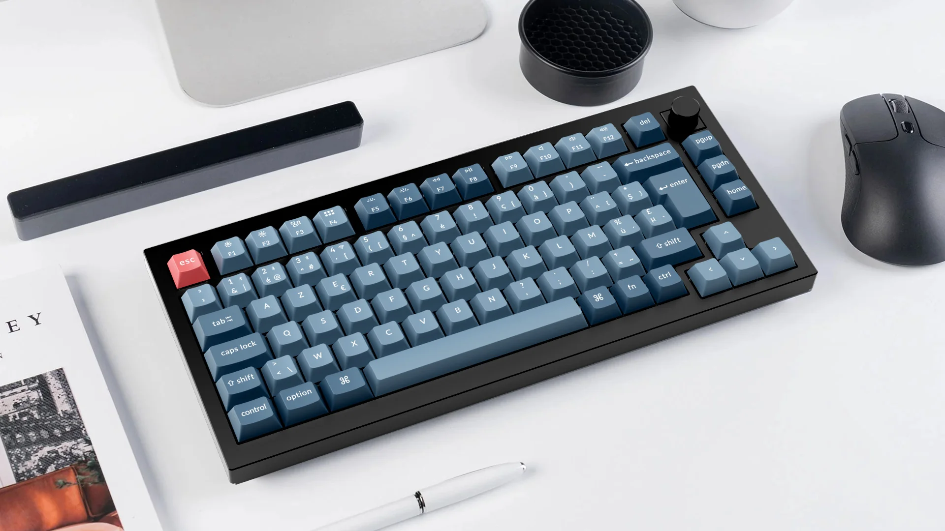 Keychron V1 Max QMK Wireless Custom Mechanical Keyboard ISO Layout Collection - Image 25