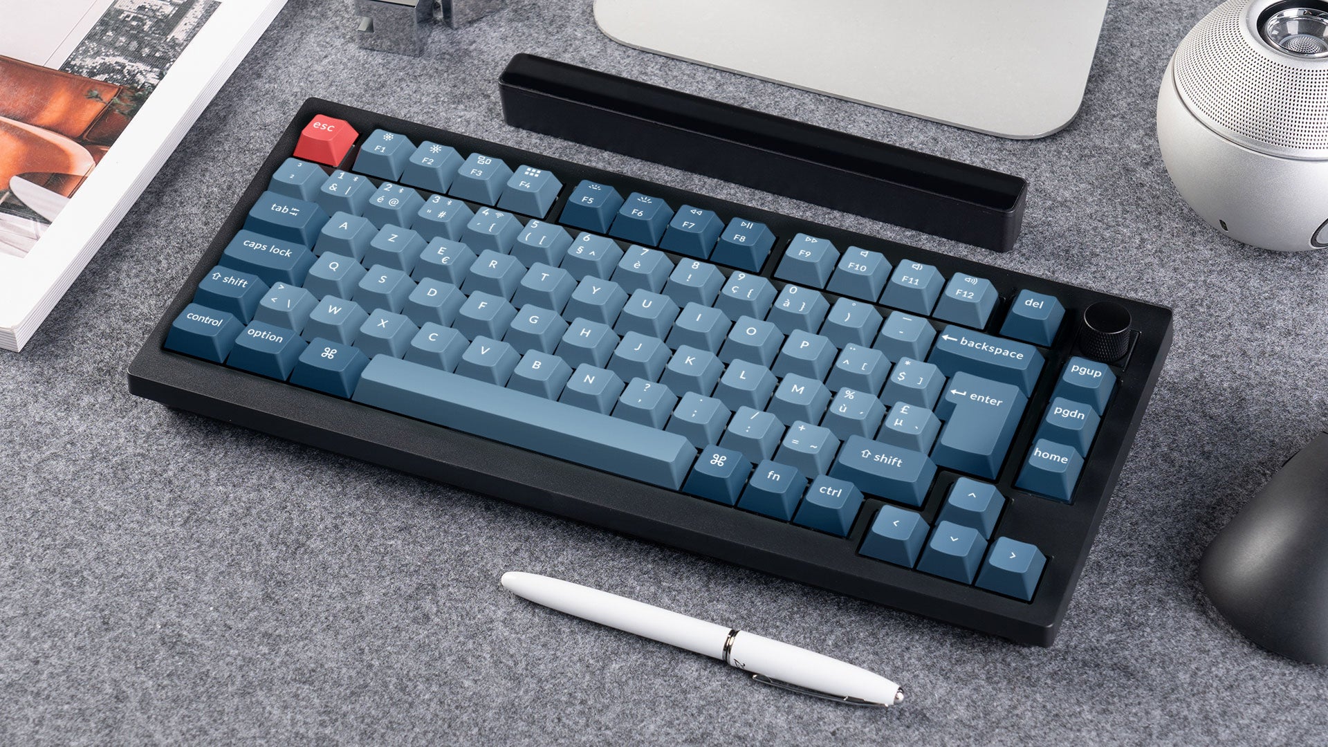 Keychron V1 Max QMK Wireless Custom Mechanical Keyboard ISO Layout Collection - Image 26