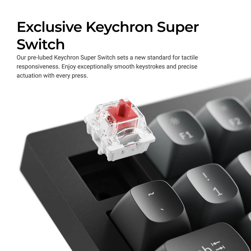 Keychron V3 8K QMK Wired Custom Mechanical Keyboard (US ANSI Layout) - Image 2