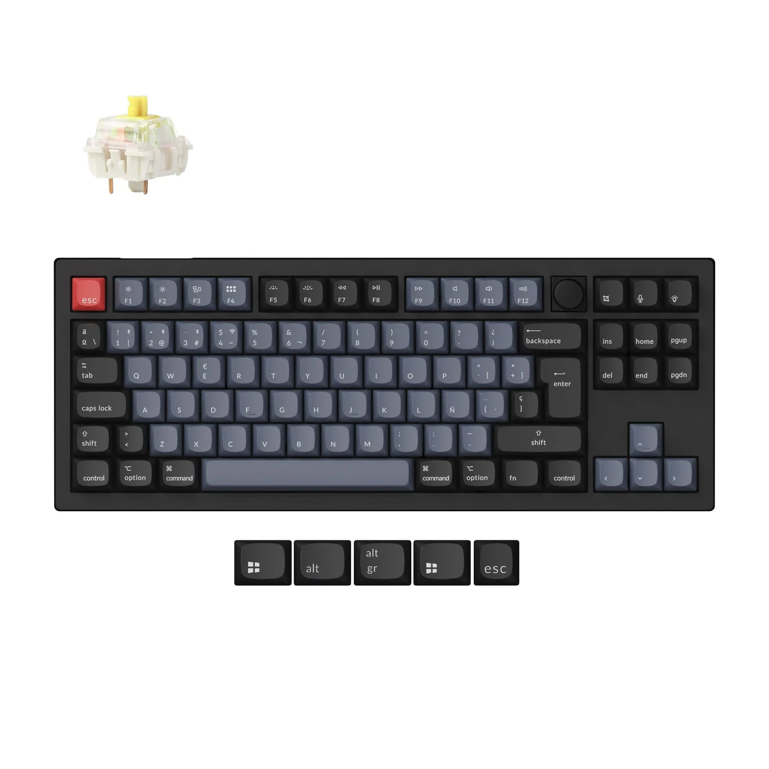 Keychron V3 Max QMK/VIA Wireless Custom Mechanical Keyboard ISO Layout Collection - Image 15