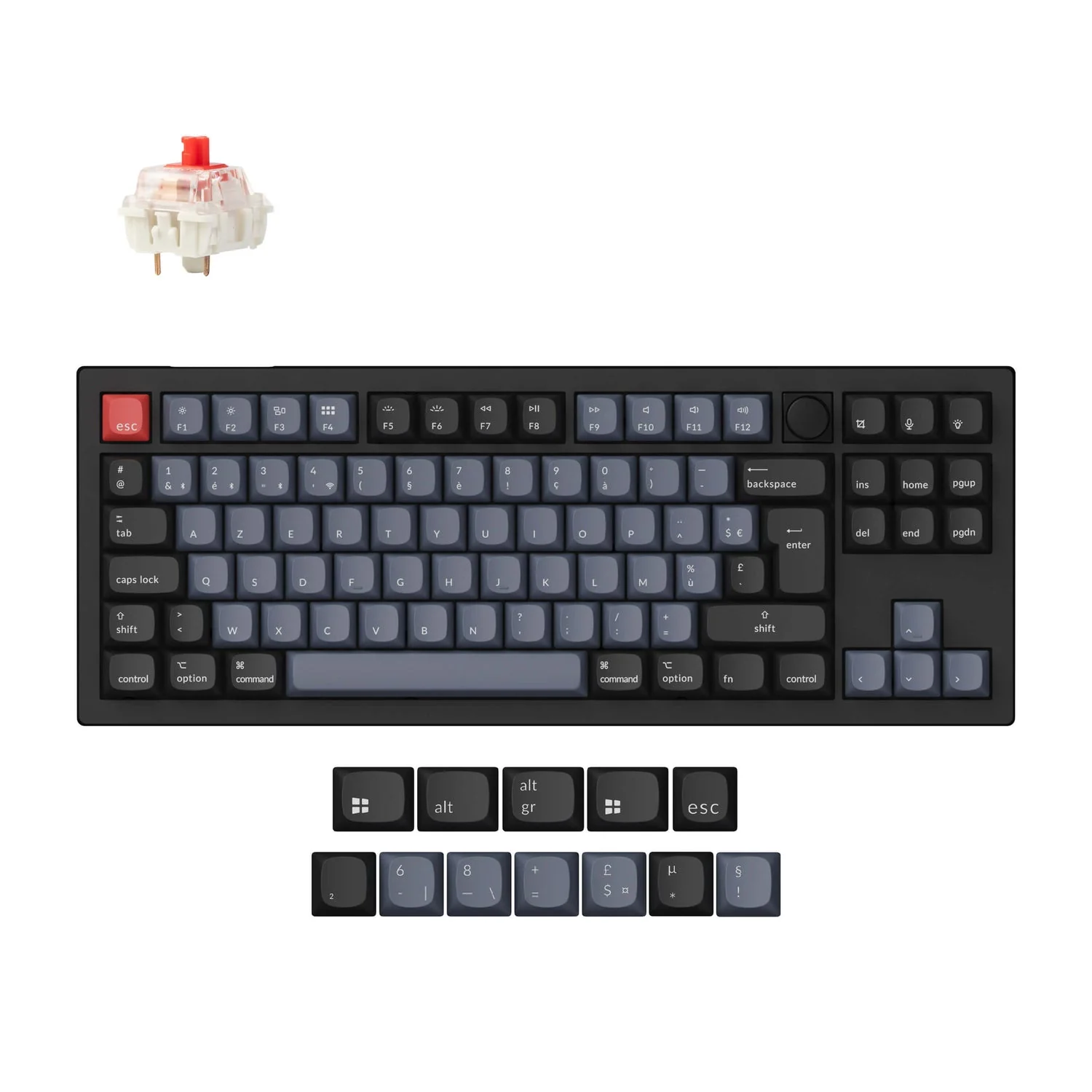 Keychron V3 Max QMK/VIA Wireless Custom Mechanical Keyboard ISO Layout Collection - Image 16