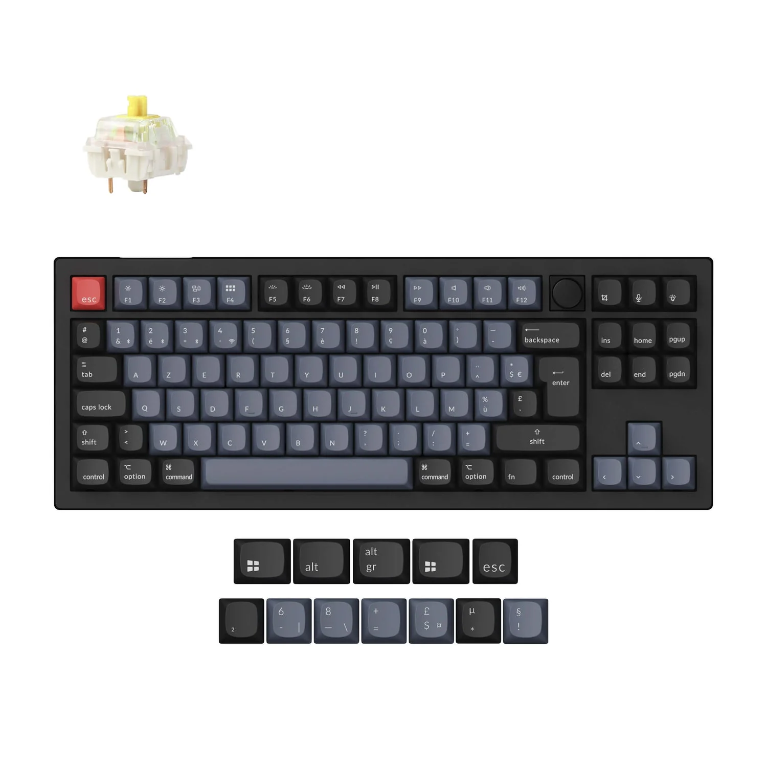 Keychron V3 Max QMK/VIA Wireless Custom Mechanical Keyboard ISO Layout Collection - Image 18