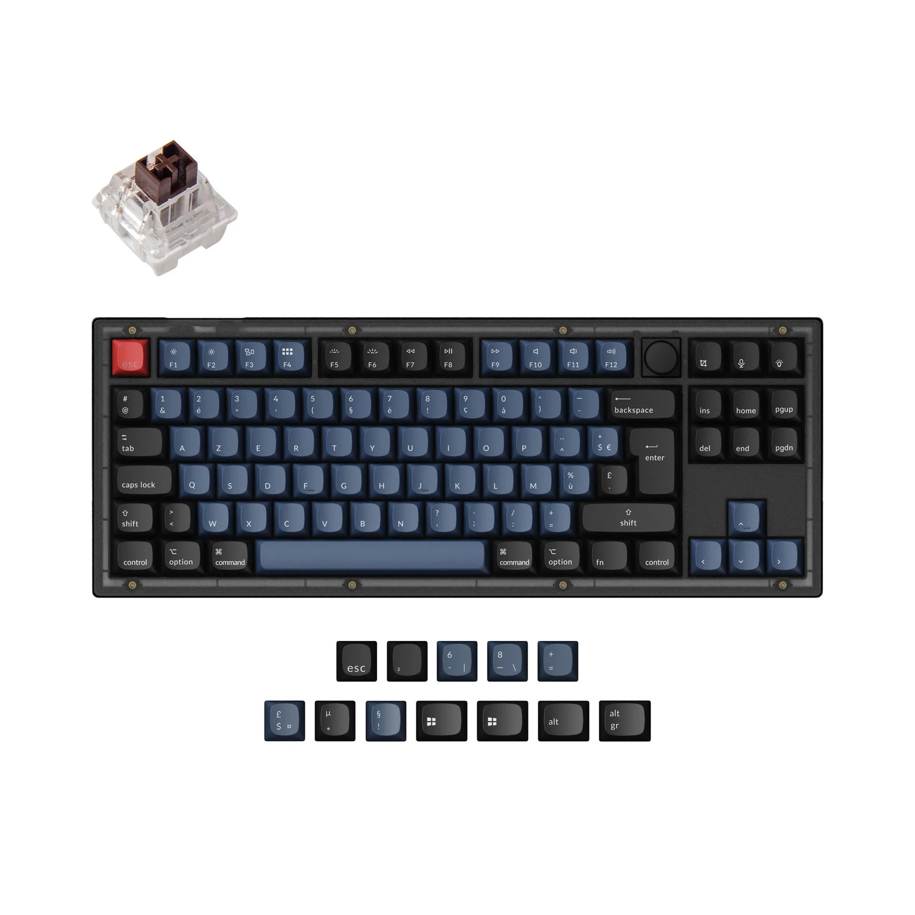 Keychron V3 QMK Custom Mechanical Keyboard ISO Layout Collection - Image 10